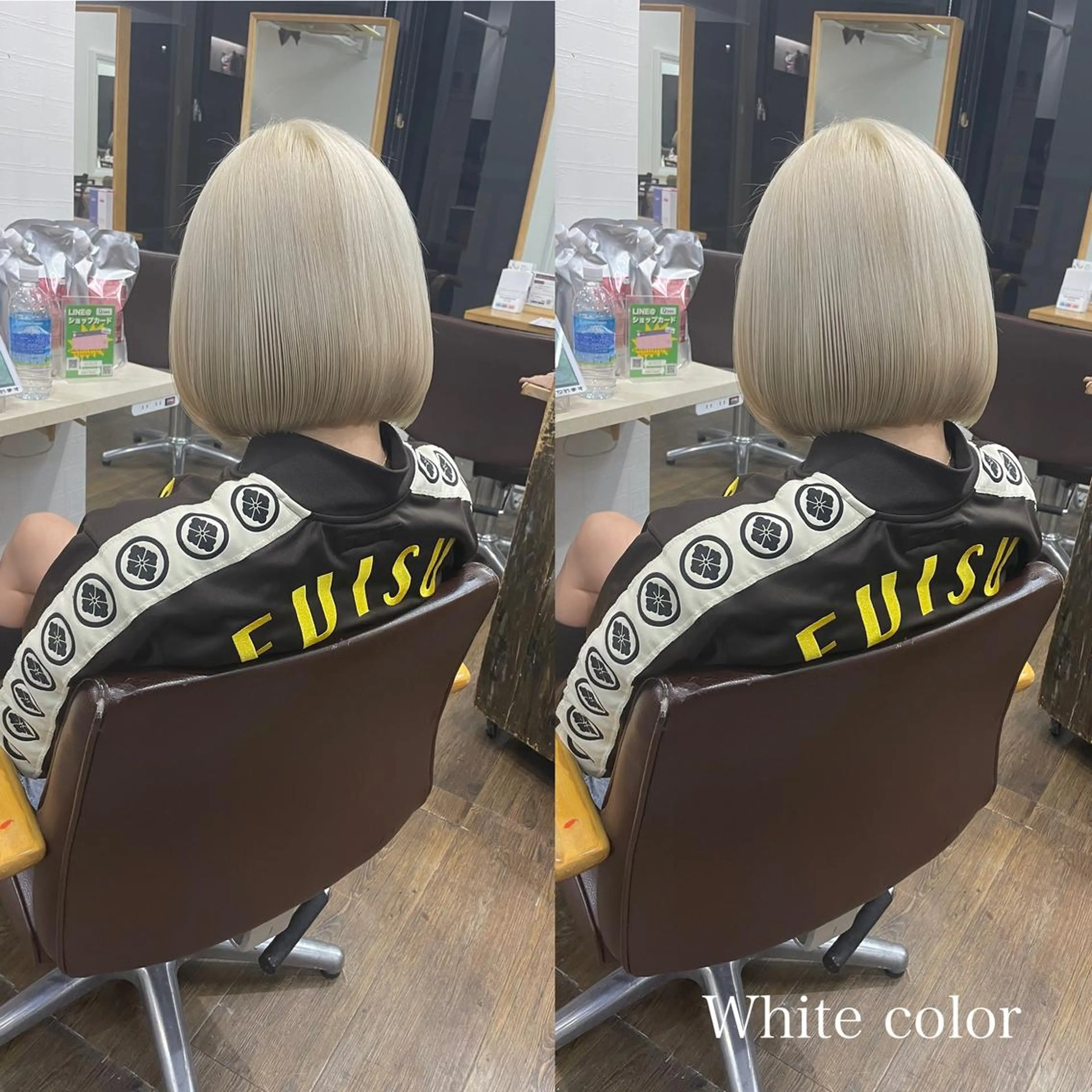 ショート カラー ヒカ/外国人風 デザインカラーのヘアスタイル