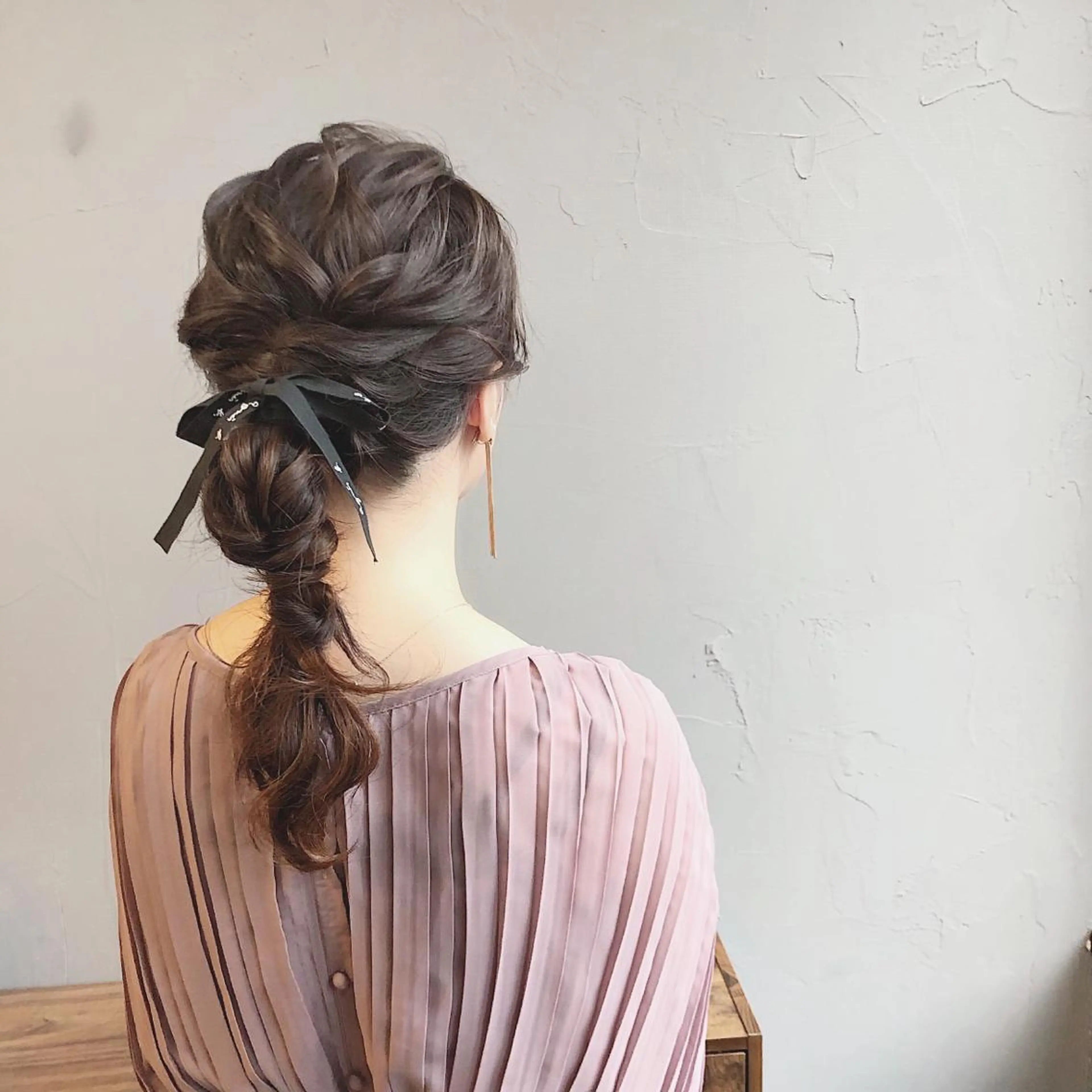 ロング ヘアアレンジ 結婚式・ブライダル ヘアセット CISCO所属・山口 浩之のヘアスタイル