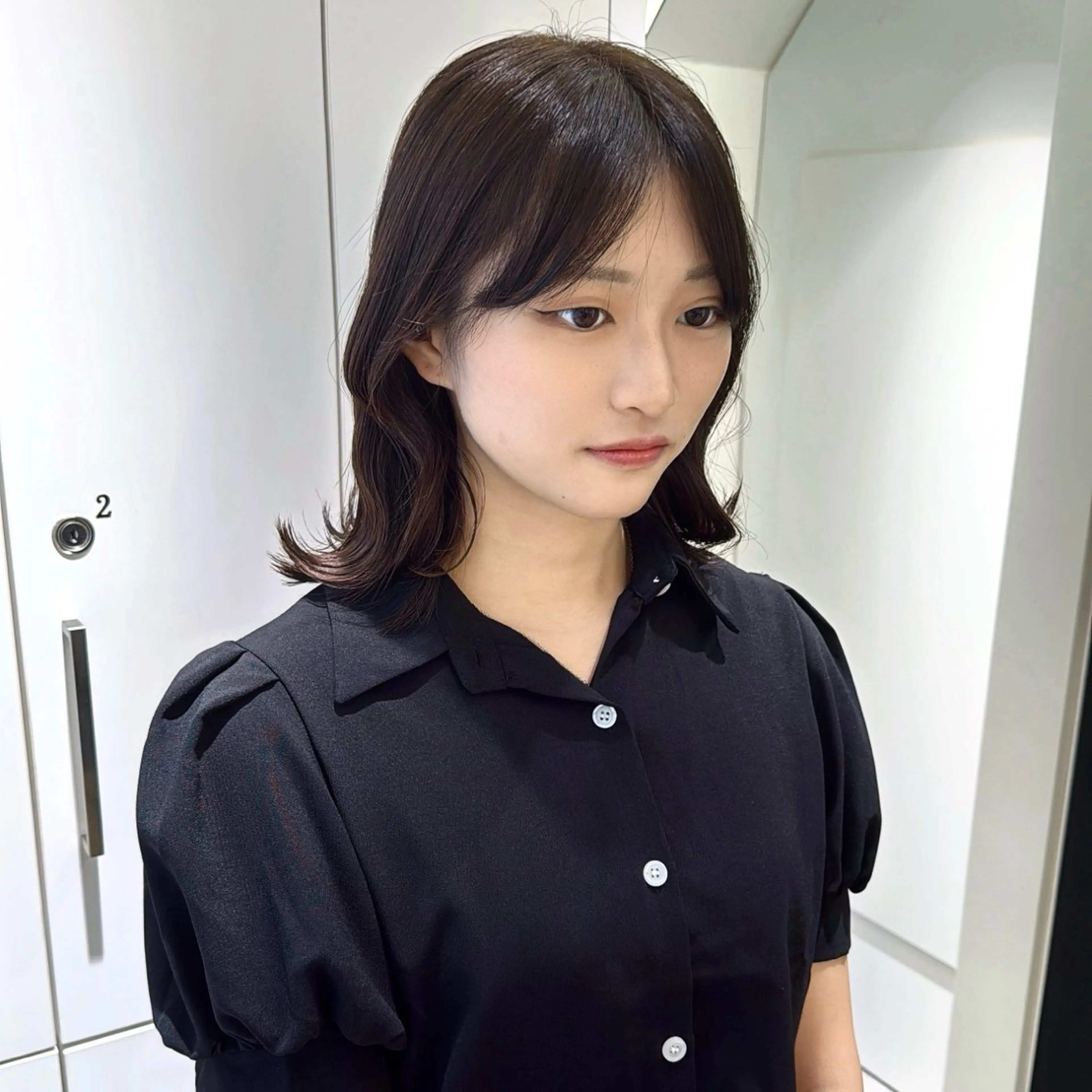 ミディアム カラー ヘアカラー Parve Mix 森 美遥🇰🇷🩶のヘアスタイル