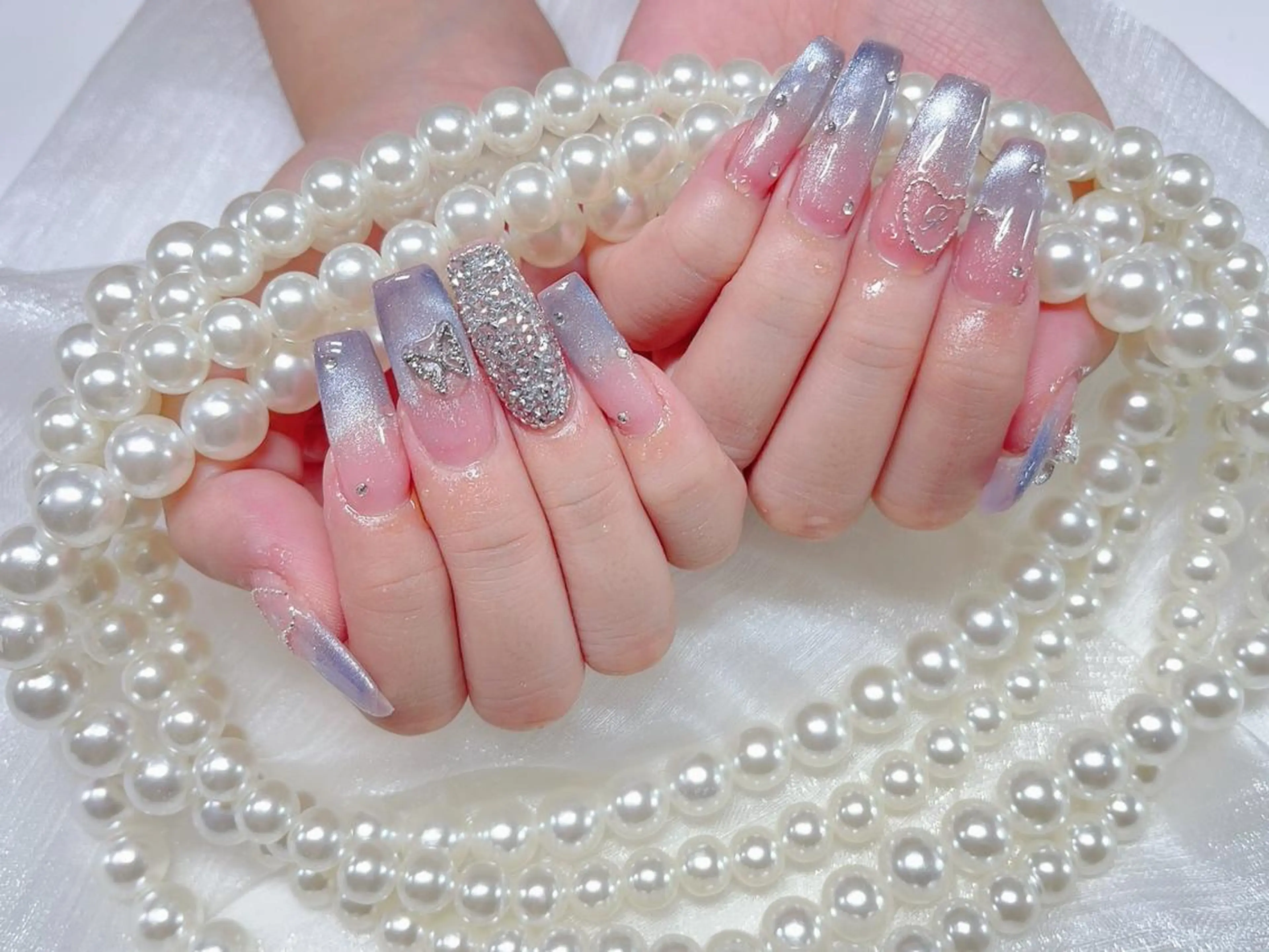 ネイル キラキラネイル Lucky nail salonのネイルデザイン