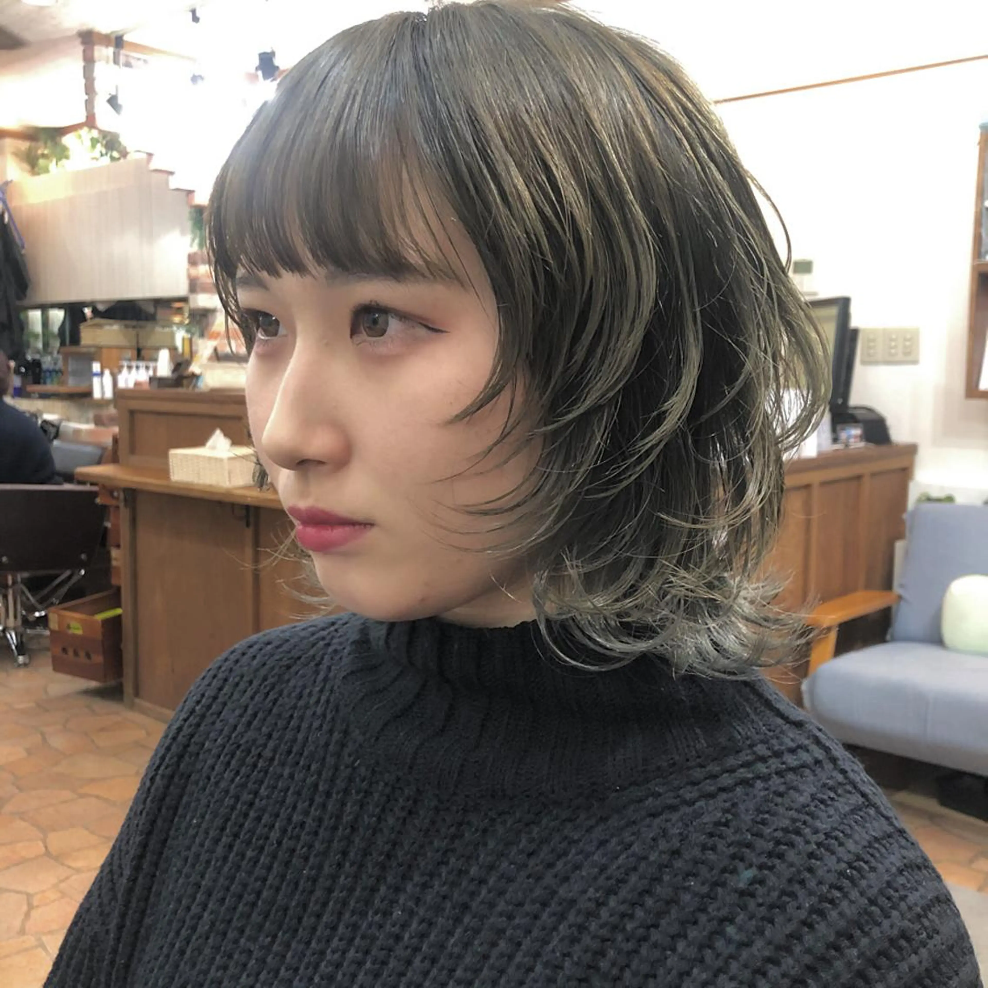 ミディアム ウルフカット Nao ナオのヘアスタイル