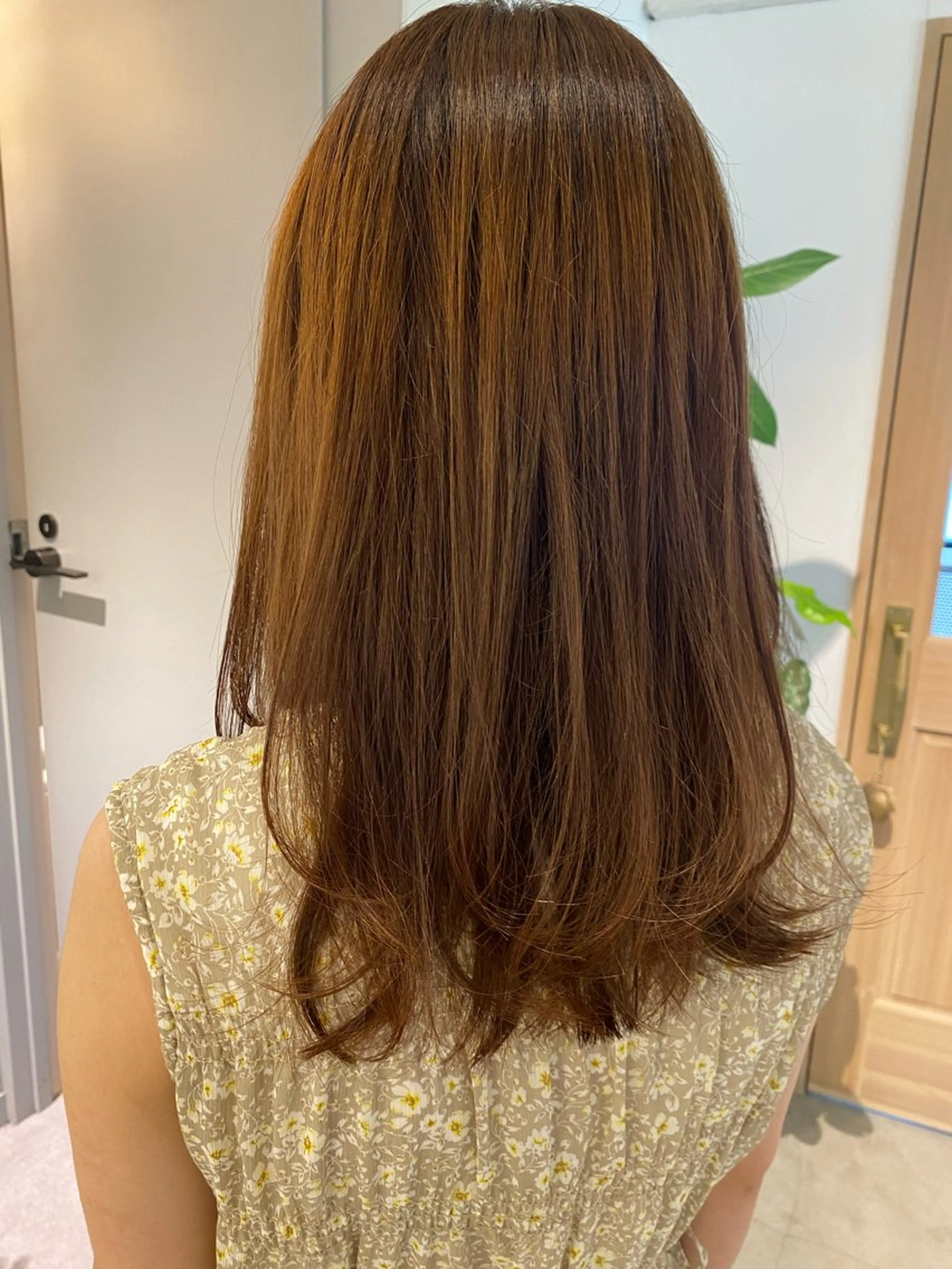 セミロング ヘアアレンジ くびれヘア 🤍似合わせカット/ 艶カラー/表参道🫧のヘアスタイル