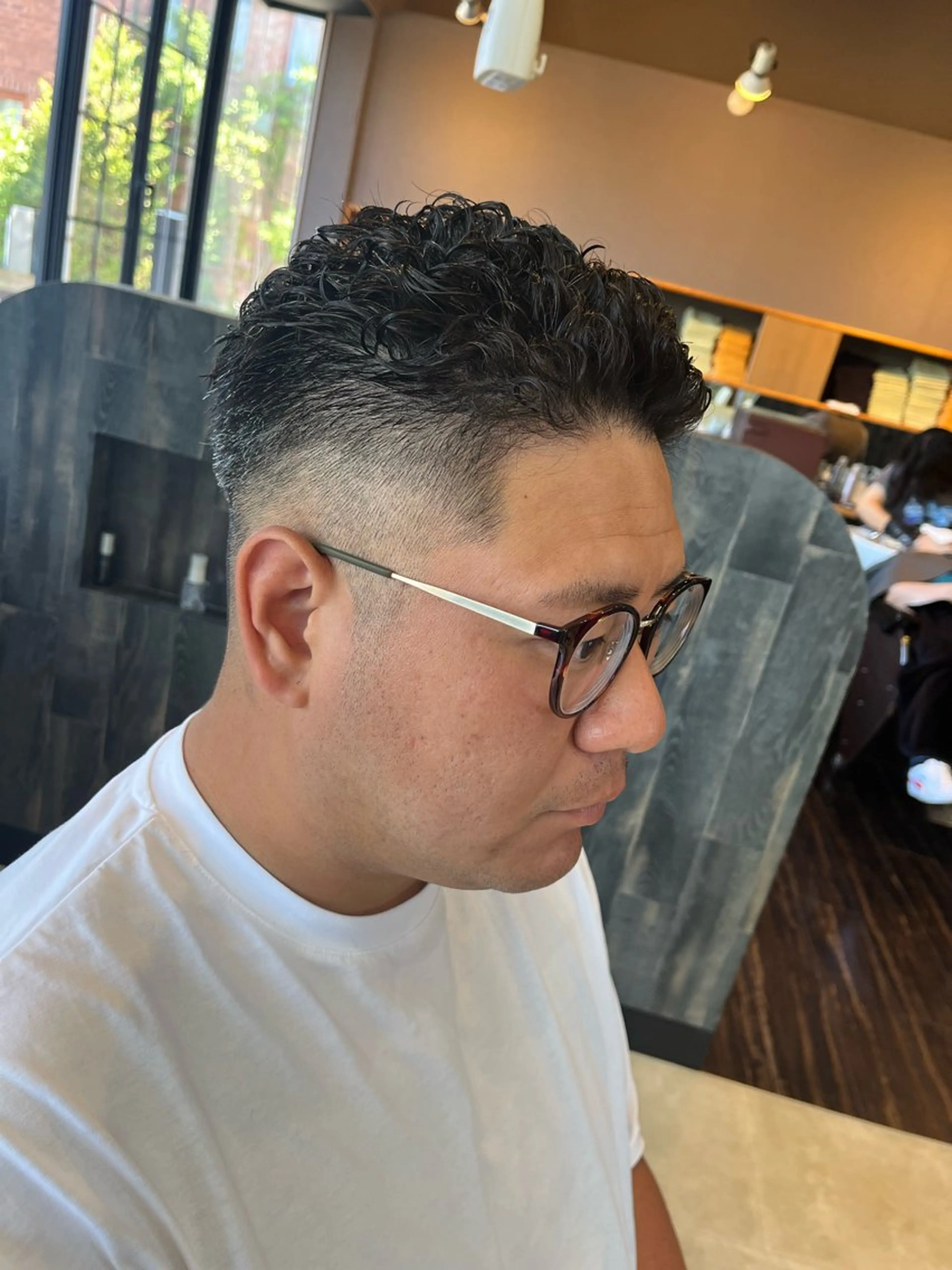 ショート パーマ カット パーマ トリートメント 安田 海斗のヘアスタイル