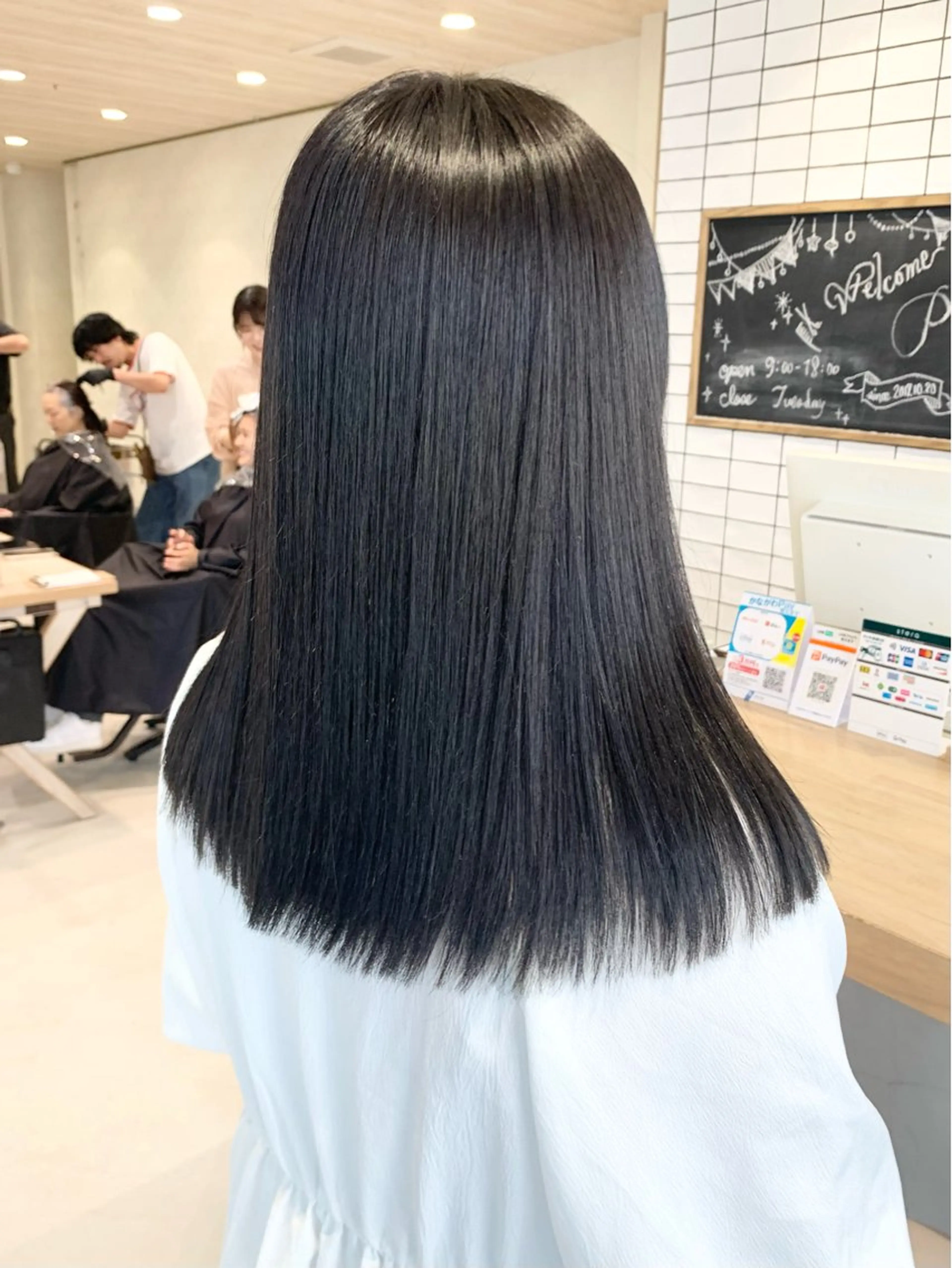 ロング カラー カット ヘアカラー トリートメント 艶カラー/暖色カラー /透明感/ryutoのヘアスタイル