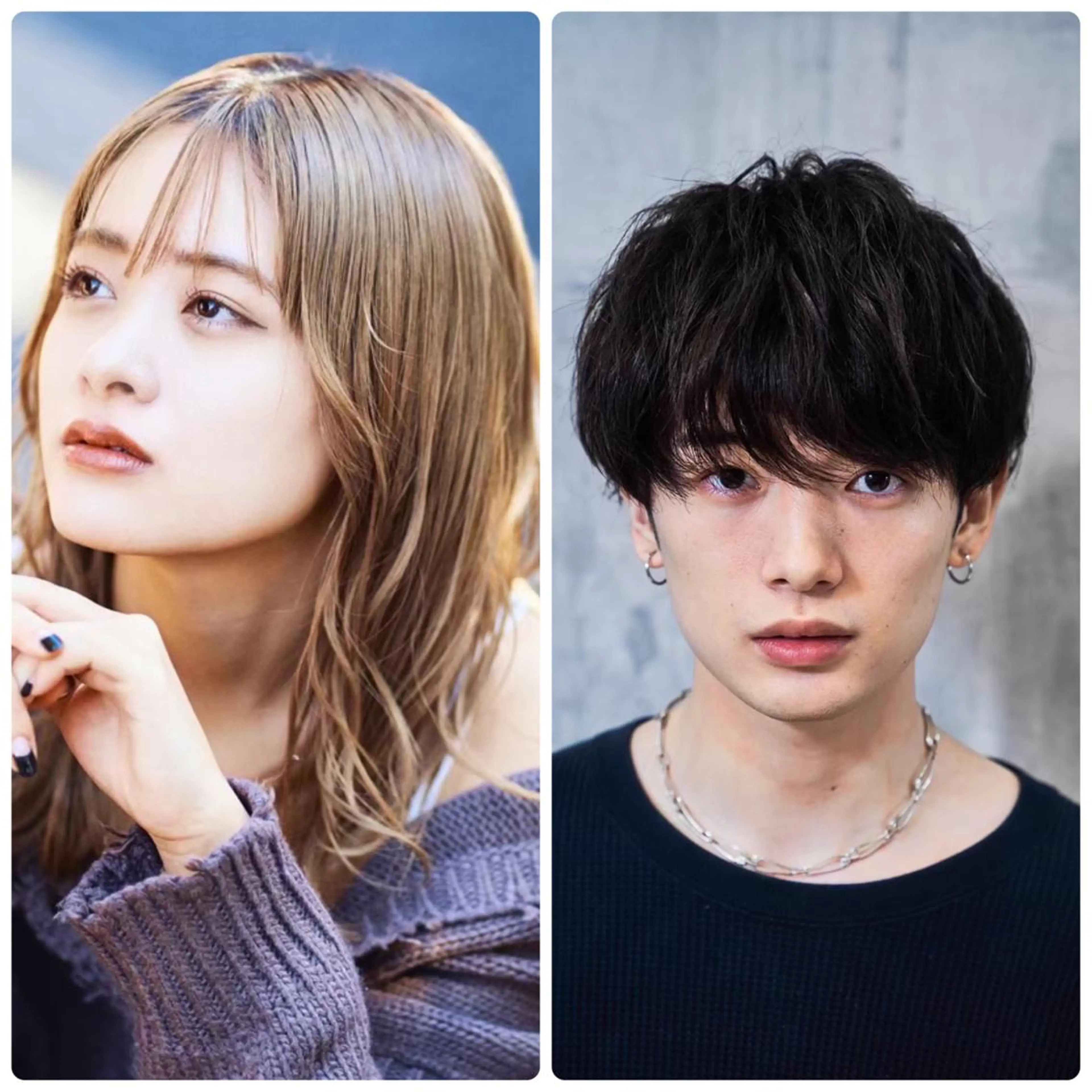 セミロング カラー メンズ シールエクステ メンズバレイヤージュ メンズブリーチ メンズハイライト メンズハイトーン 似合わせパーマ🔥 渡邉愛斗のヘアスタイル