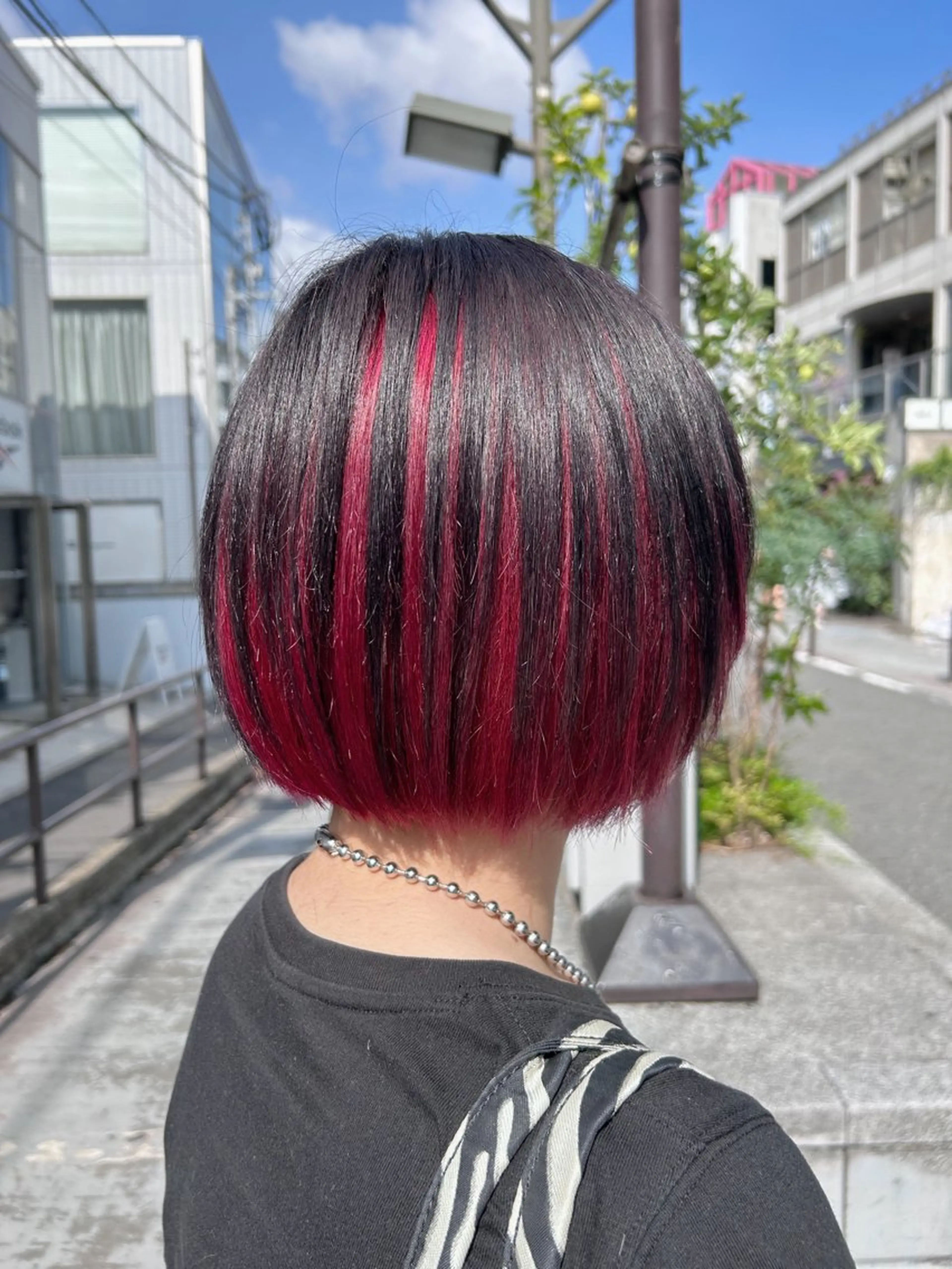 ショート カラー ヘアアレンジ ヘアカラー 💕誰より可愛い💕 ピンク🎀YUUKAのヘアスタイル