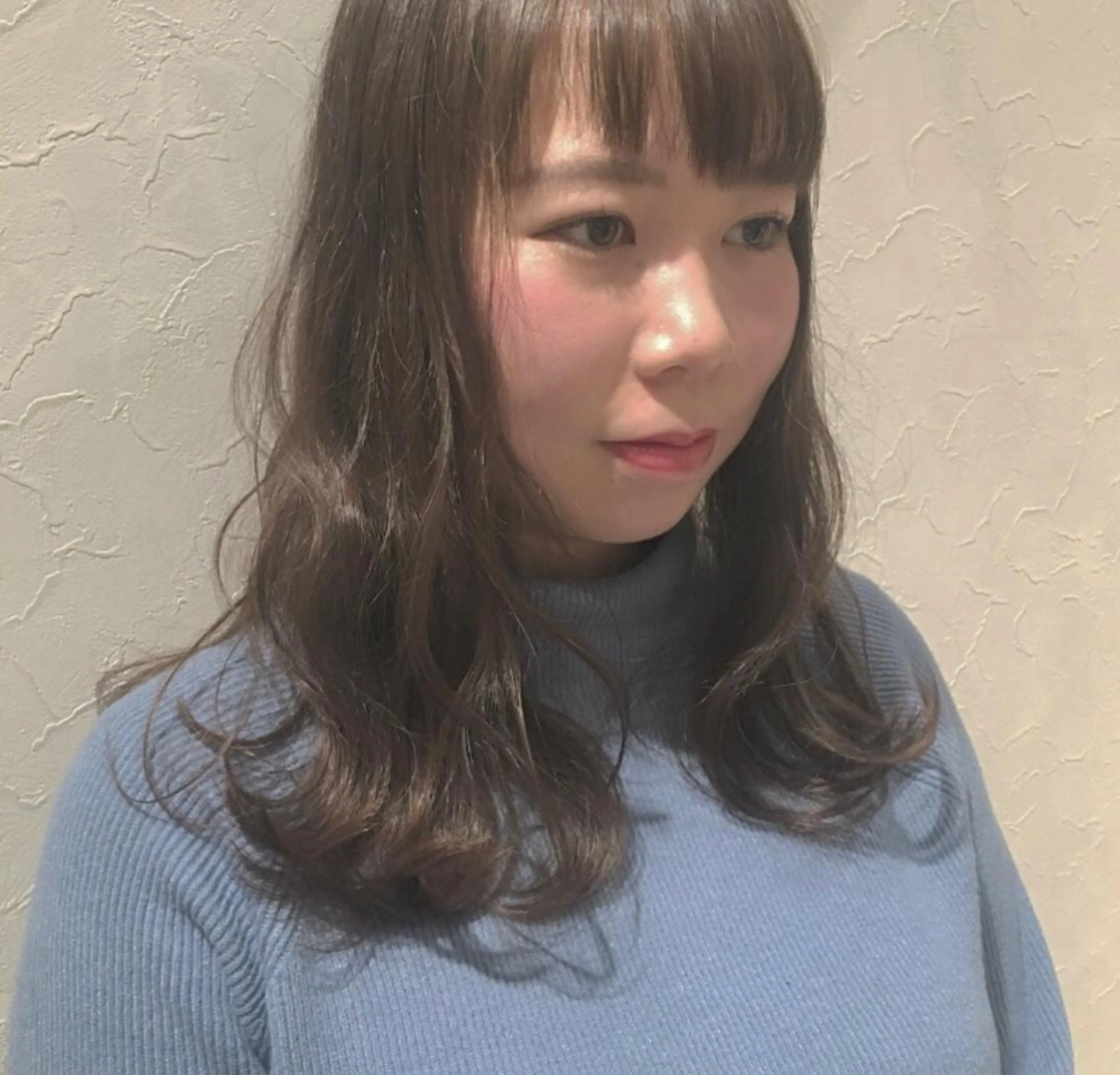 セミロング カラー nakahara madokaのヘアスタイル