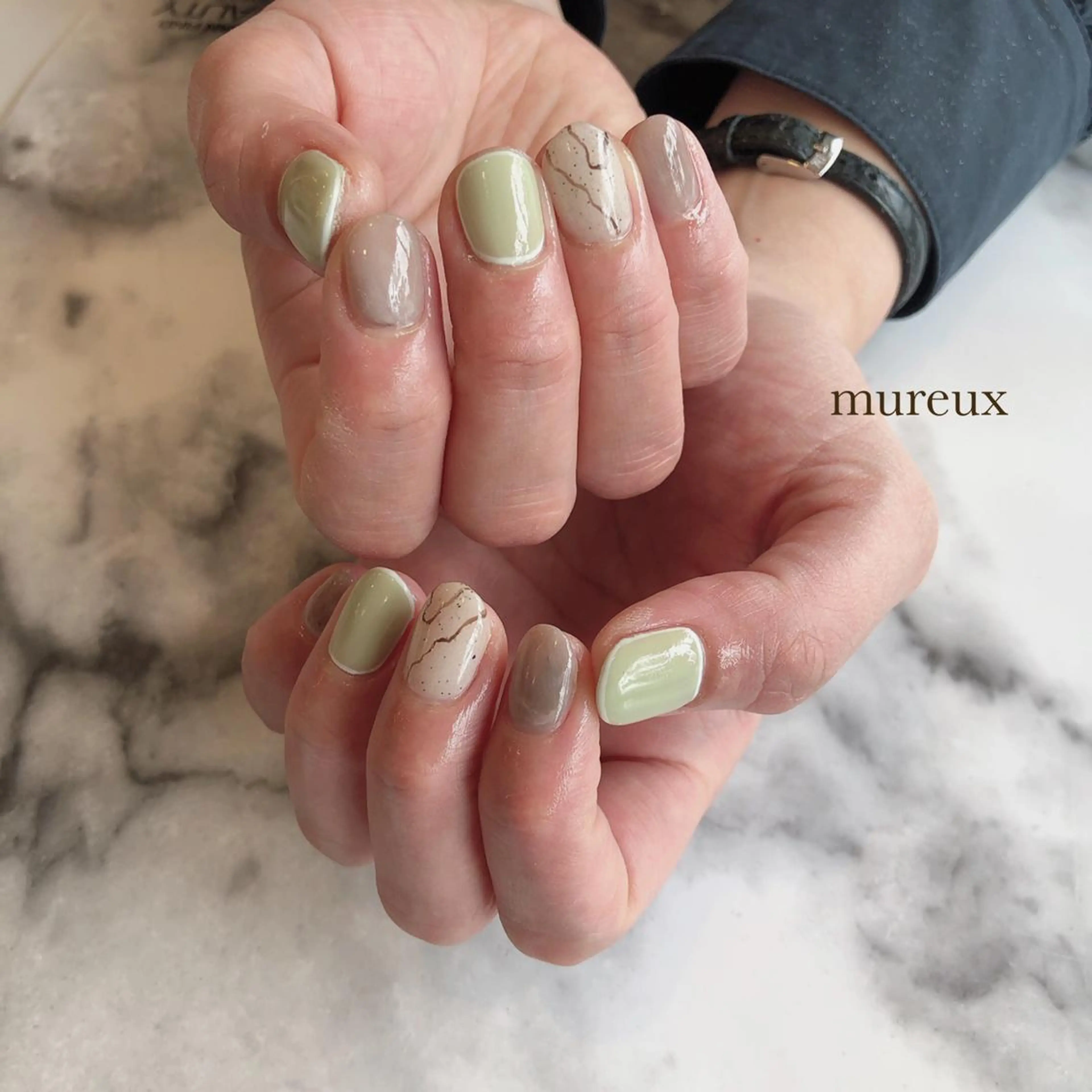 ネイル ハンドネイル mureux ∵ayakaのネイルデザイン