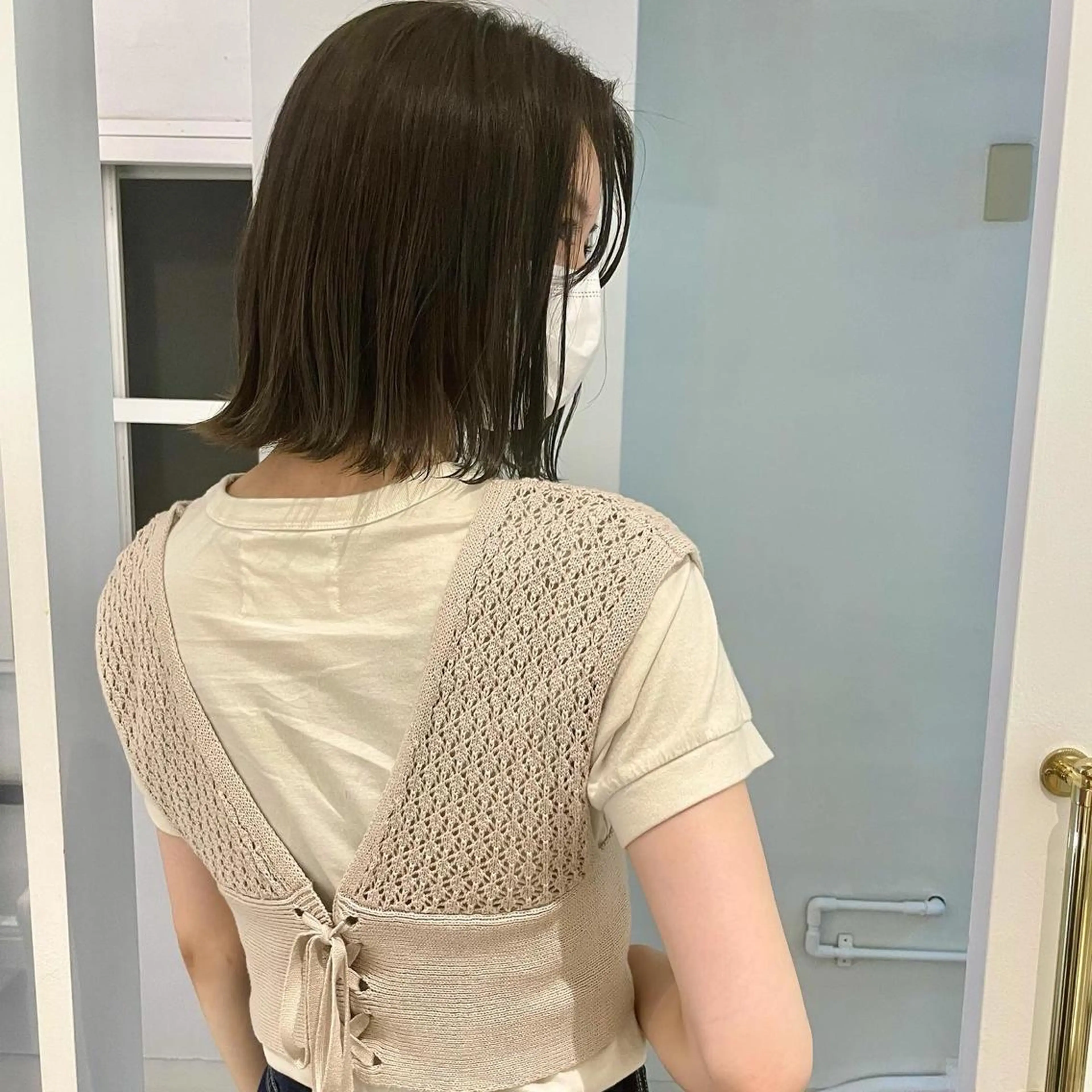 ミディアム カラー 透明感カラー グレージュ オリーブグレージュ オリーブグレー SHEARA BY CARE所属・. AYUKAのヘアスタイル