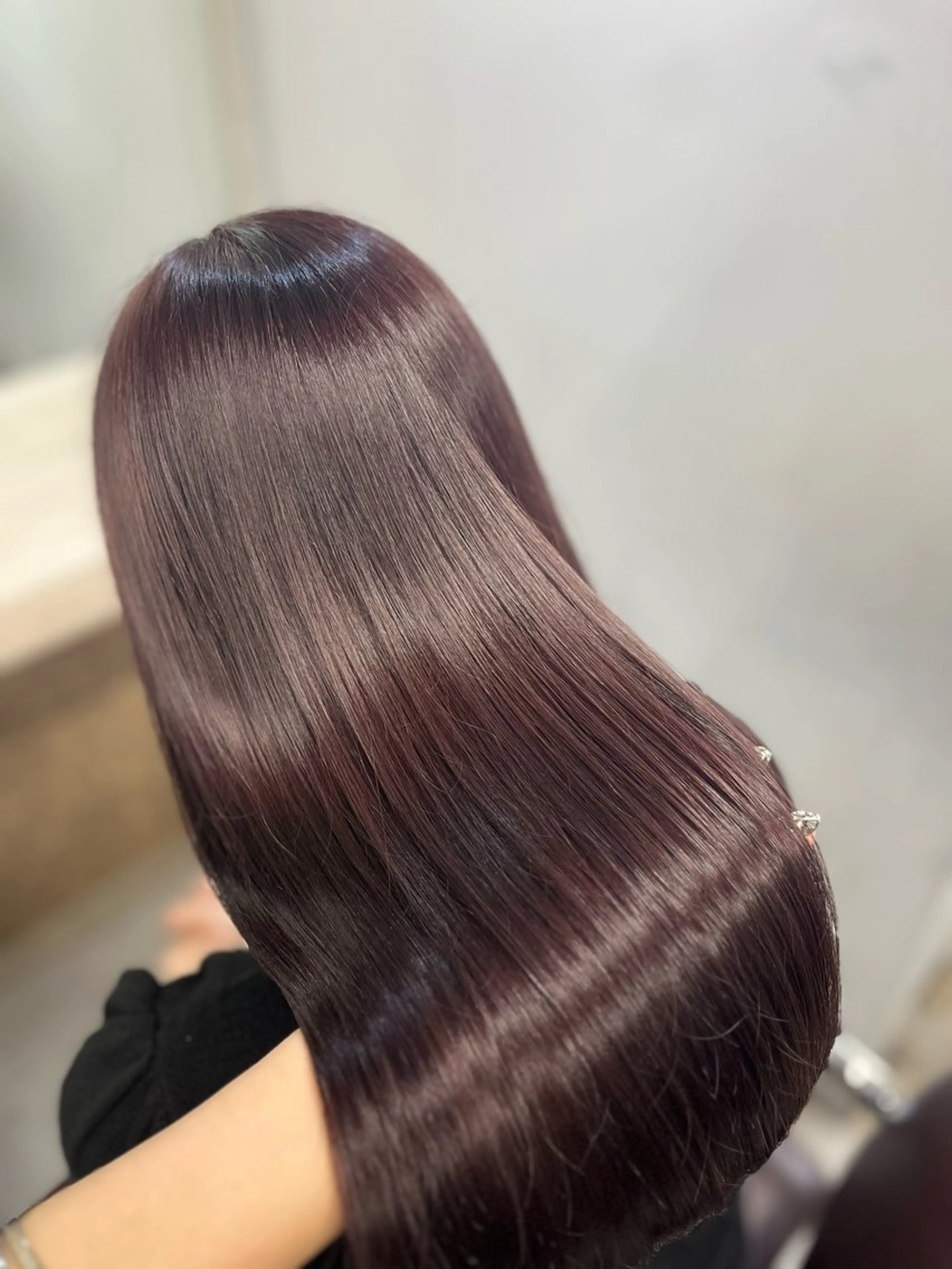 ロング カラー カット ヘアカラー トリートメント 🖤 tsubura🖤のヘアスタイル