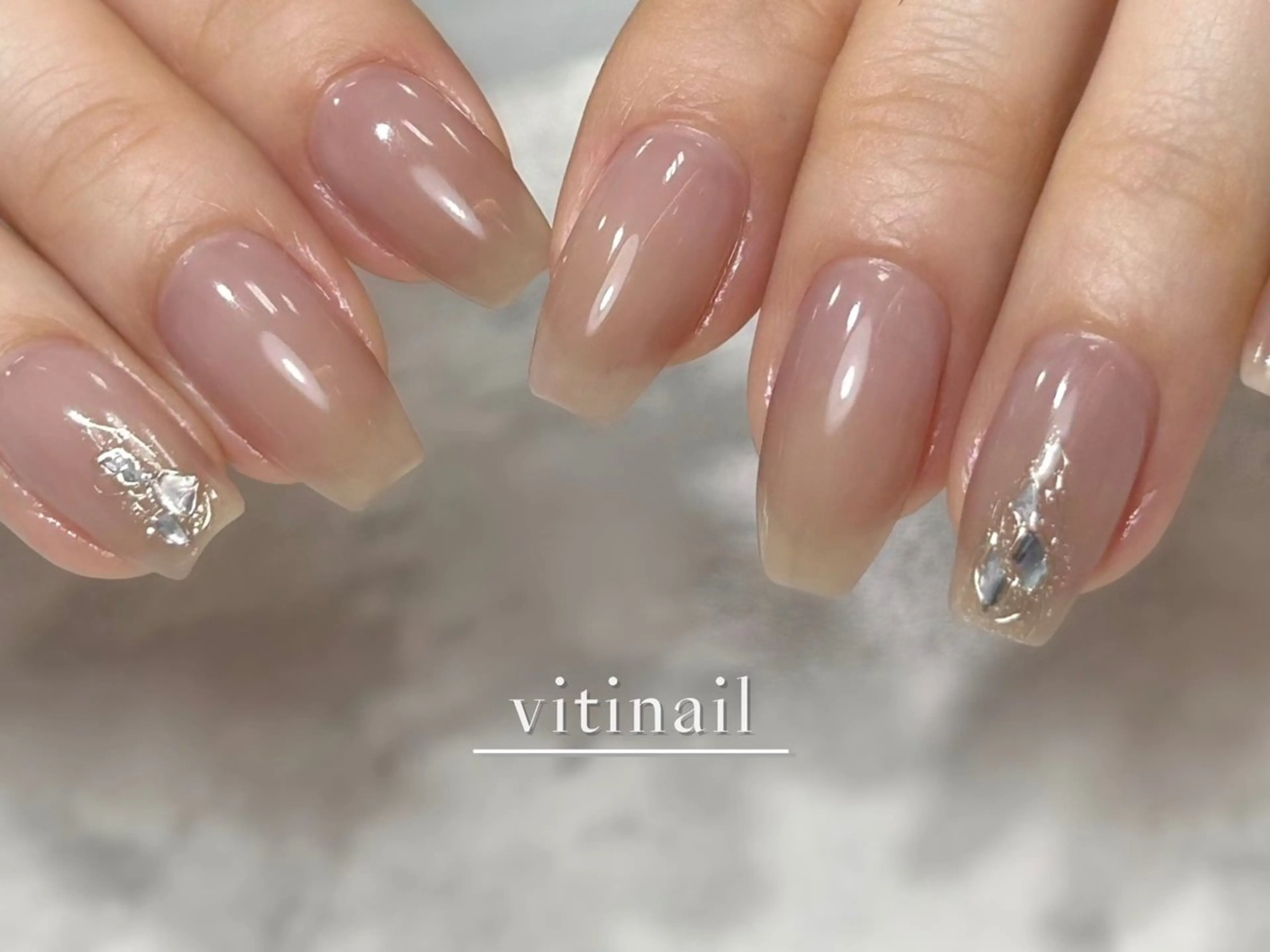 ネイル ハンドネイル vitinail所属・vitinail／ 𝘠𝘶𝘬𝘪.のネイルデザイン