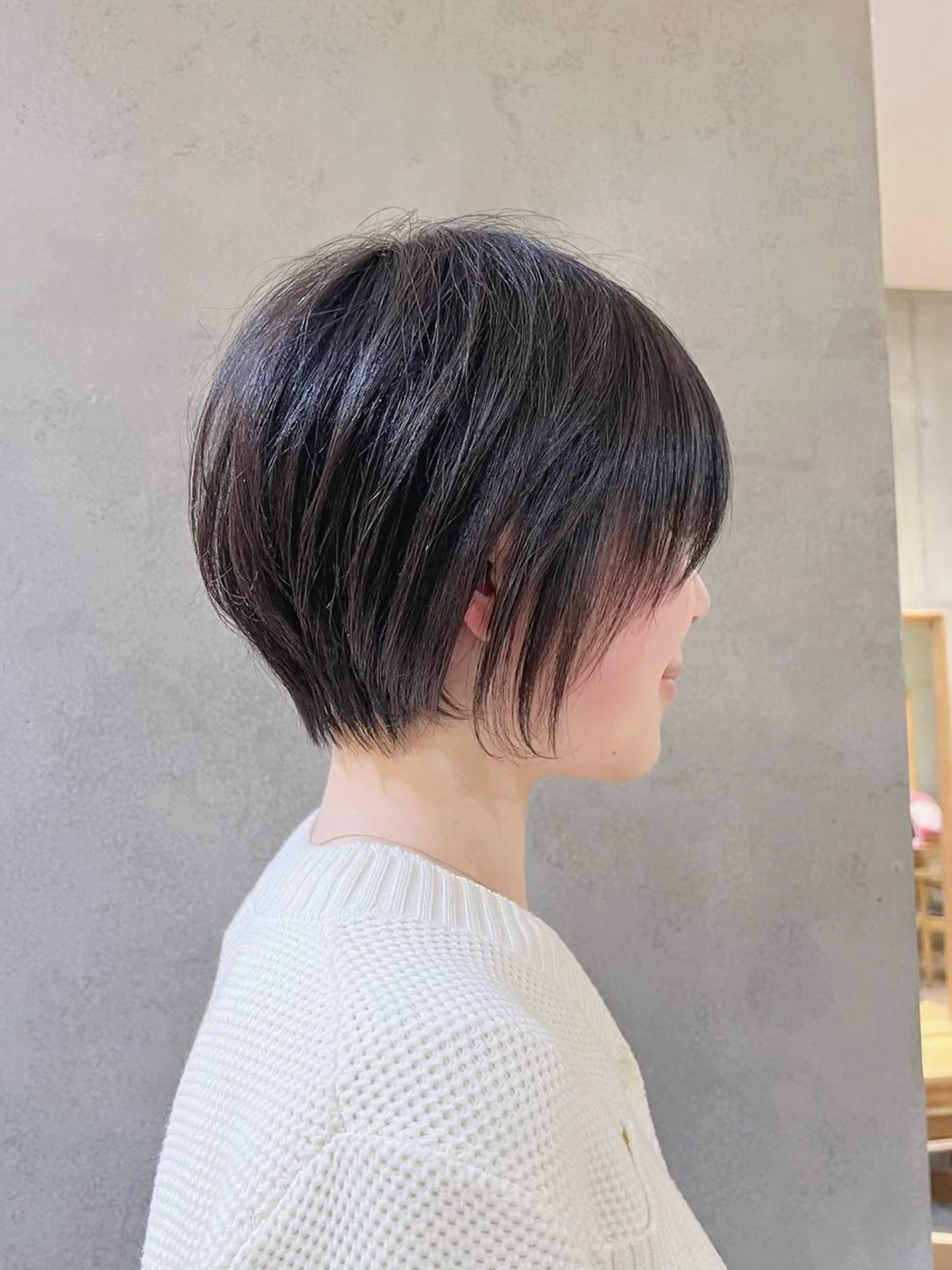 ショート Say.石川葵 ショートボブ前髪のヘアスタイル