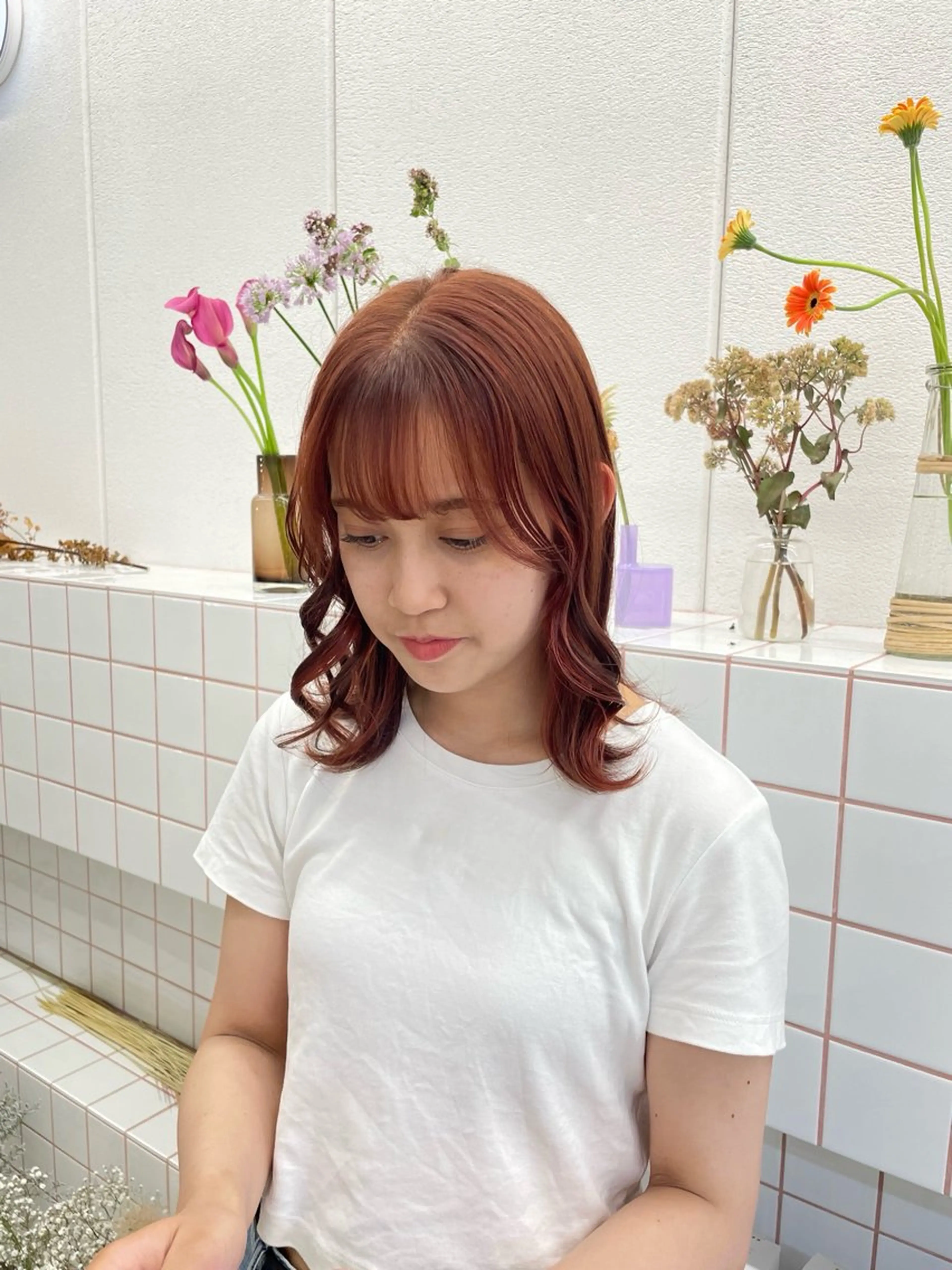カラー 🪷花屋併設🪷 山下悠月のヘアスタイル