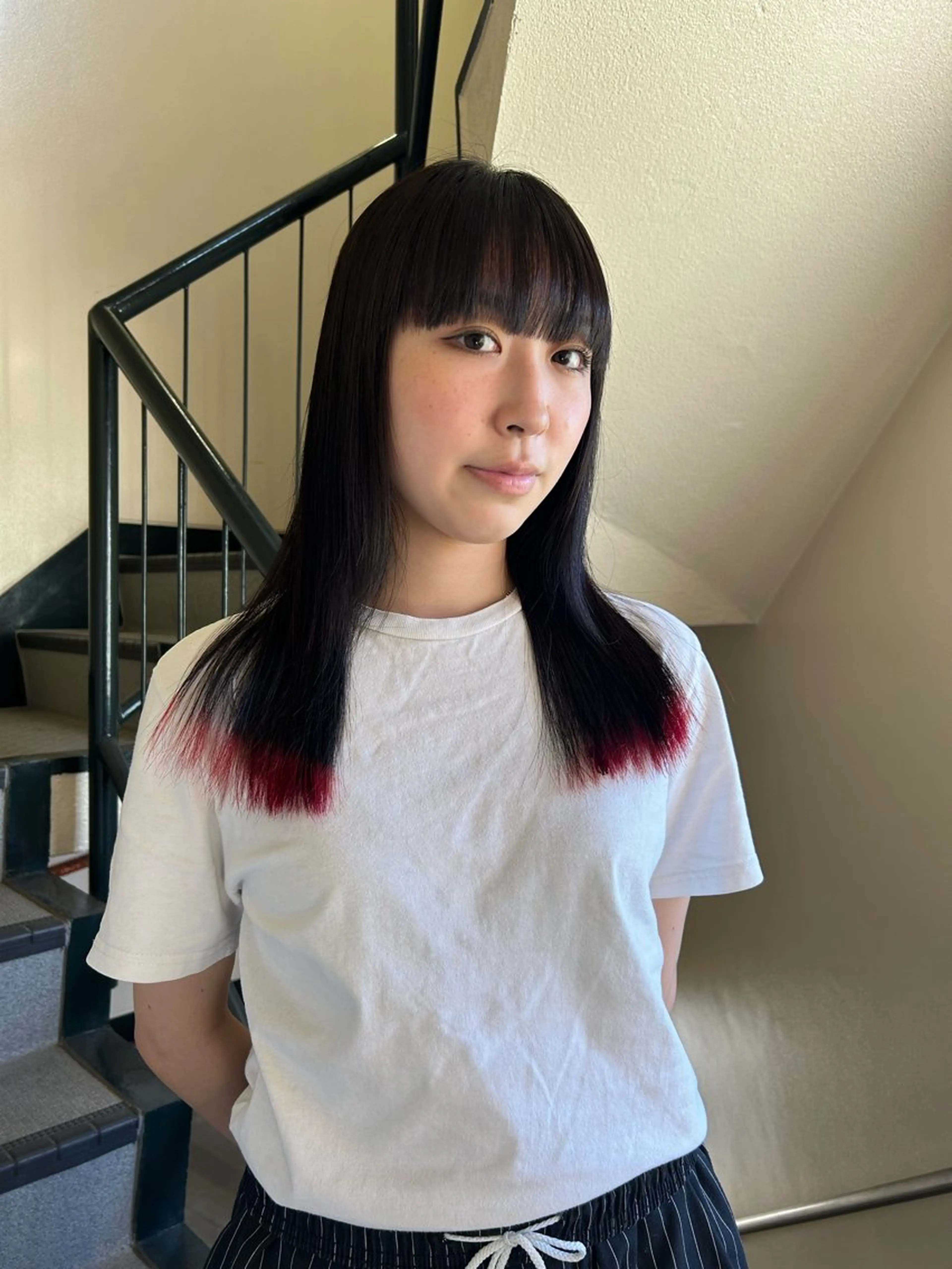 ロング カラー ヘアアレンジ ヘアカラー ☕️結【suii.】 ボブ/ヘアセット☕️のヘアスタイル