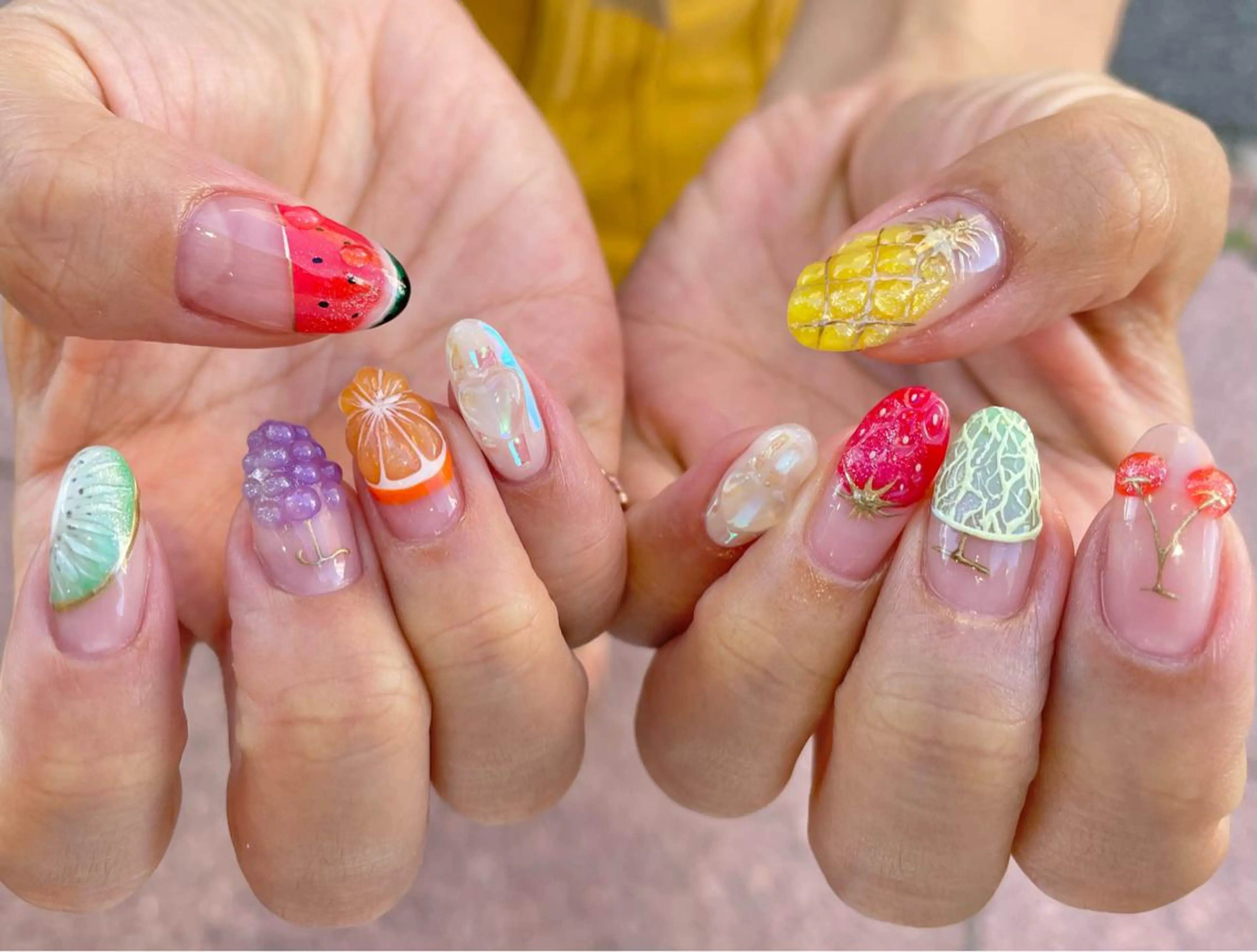ネイル ハンドネイル Ash関内ネイリスト 荒木晴香のネイルデザイン