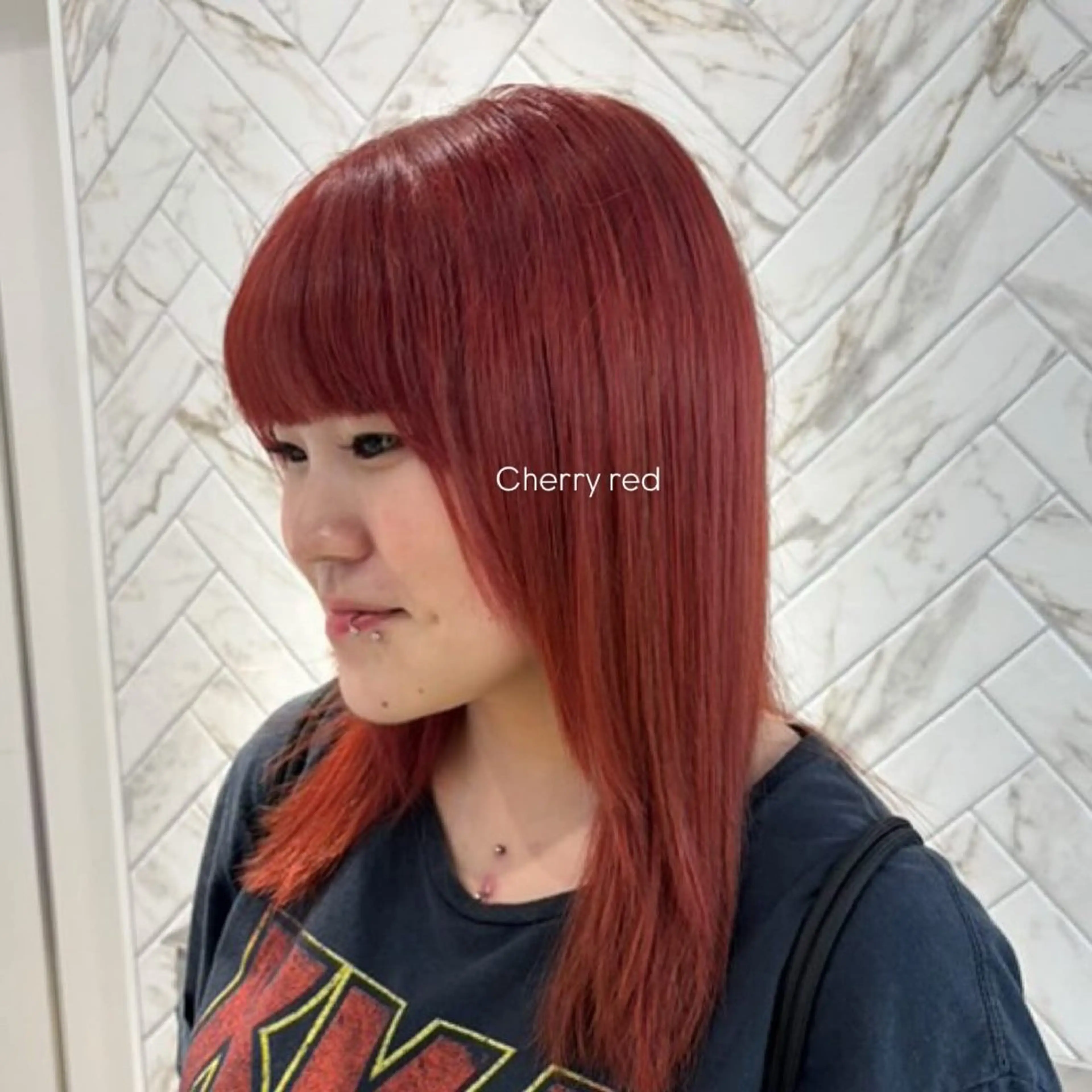 ミディアム カラー ブリーチ ヘアカラー トリートメント SHU ／eightのヘアスタイル