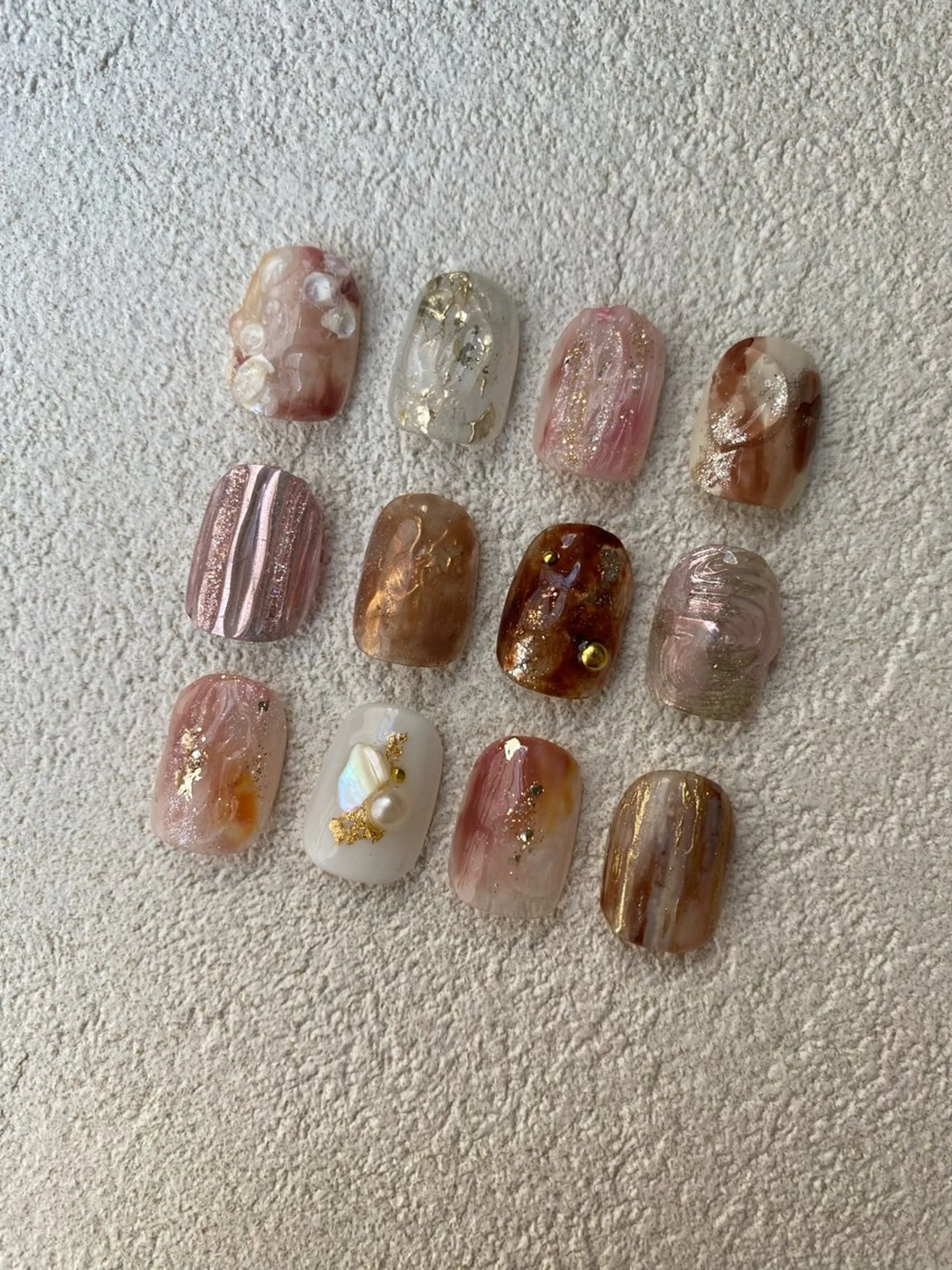 ネイル ニュアンス / 鉱物 natsukiのネイルデザイン