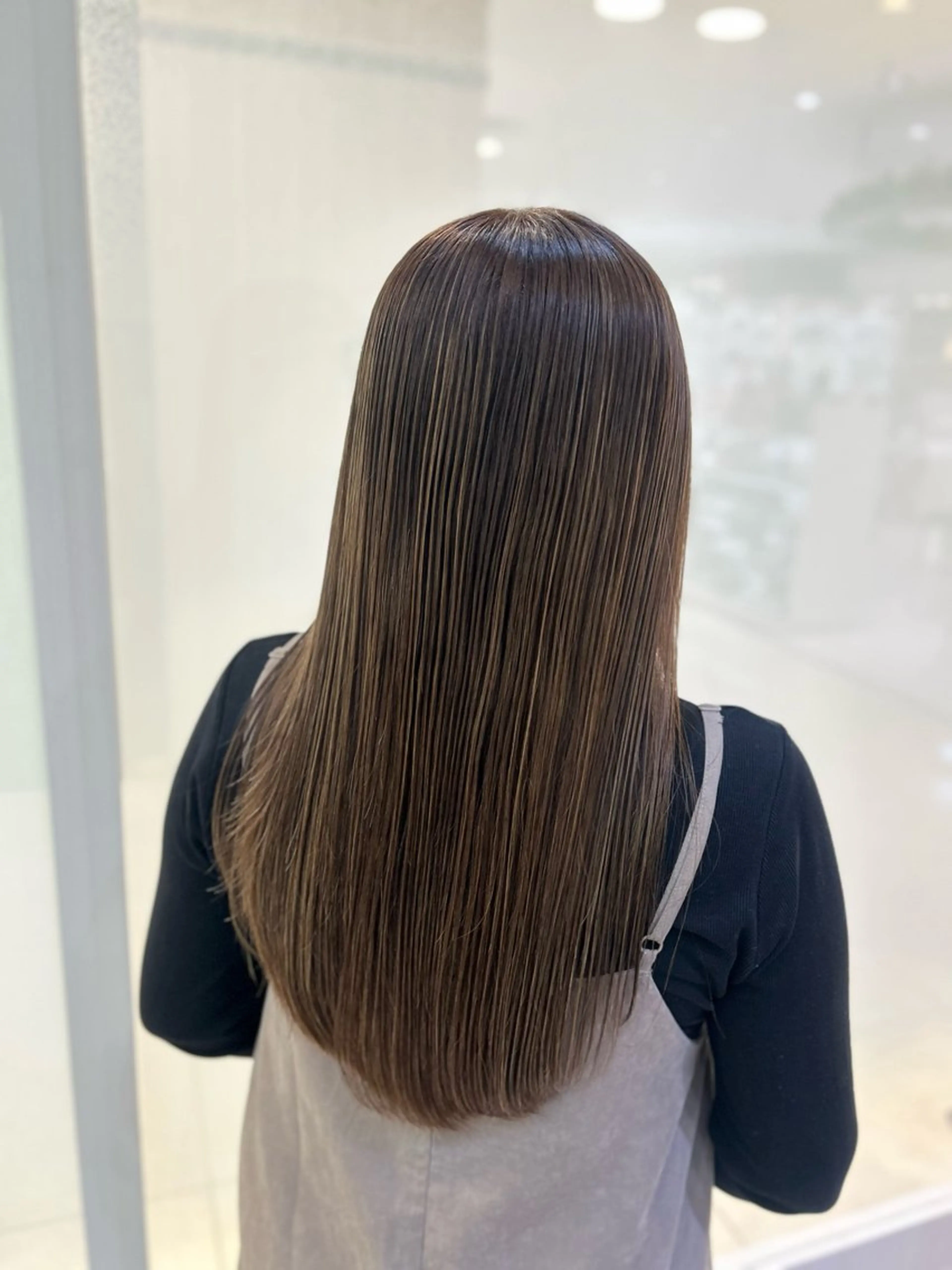 ロング カラー 艶質改善/縮毛矯正 ササキナツミのヘアスタイル