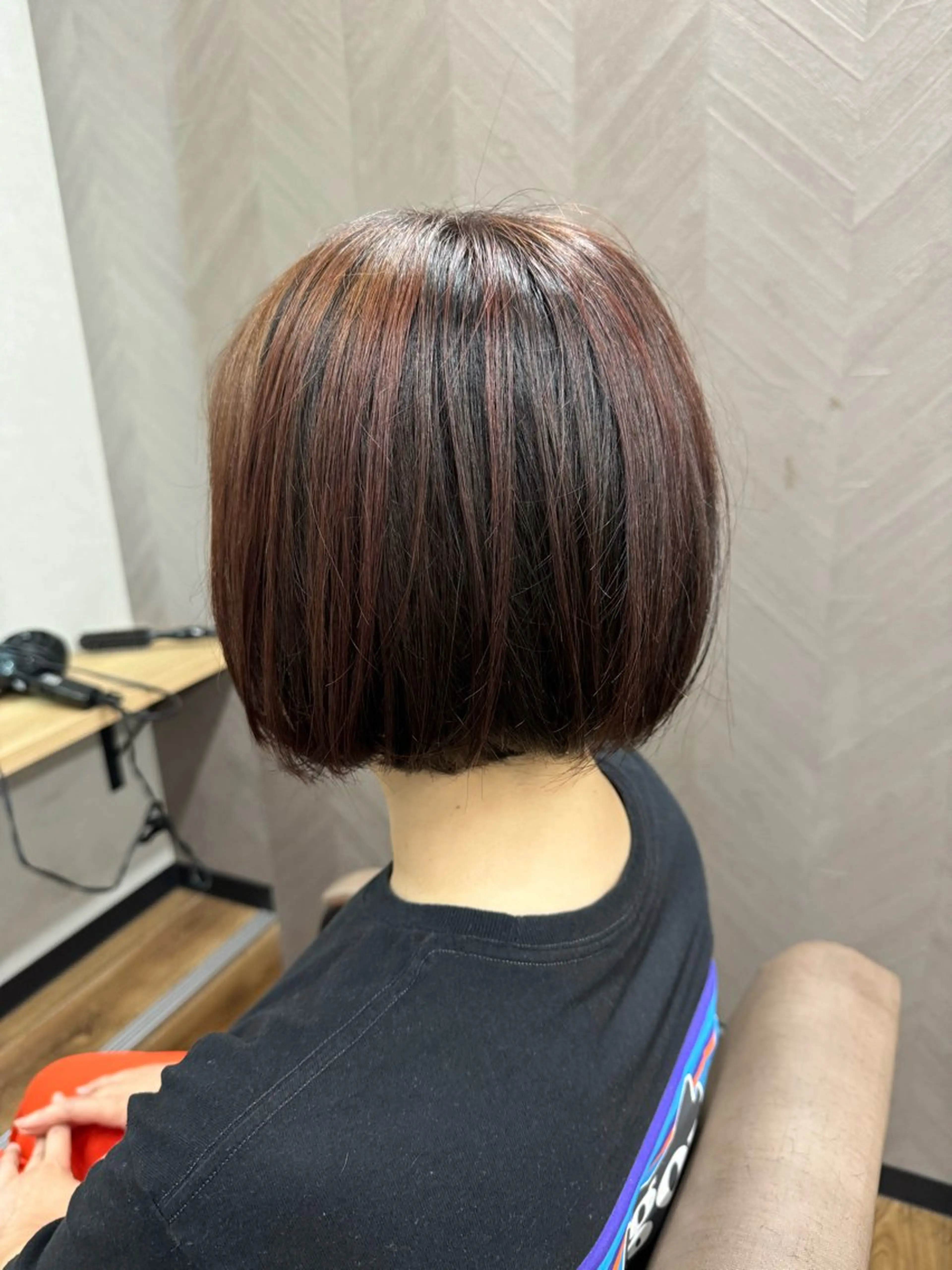 ミディアム カラー カット ヘアカラー TELA HAIR 稲毛店　千尋のヘアスタイル