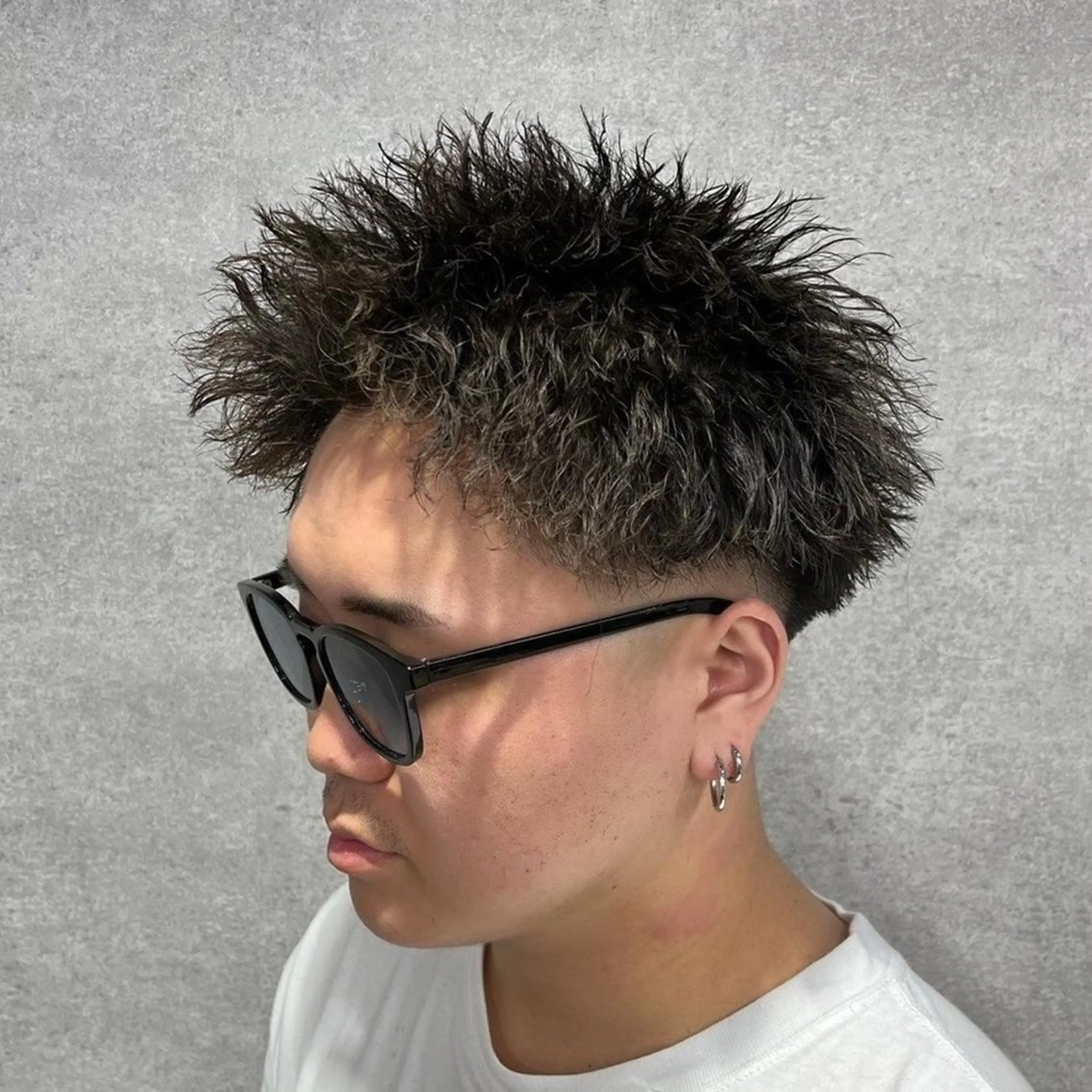 🔥男らしいバチイケスタイル🔥人気のスパイキーショートもパーマで簡単セット🔥メンズカット＋パーマ🔥の写真