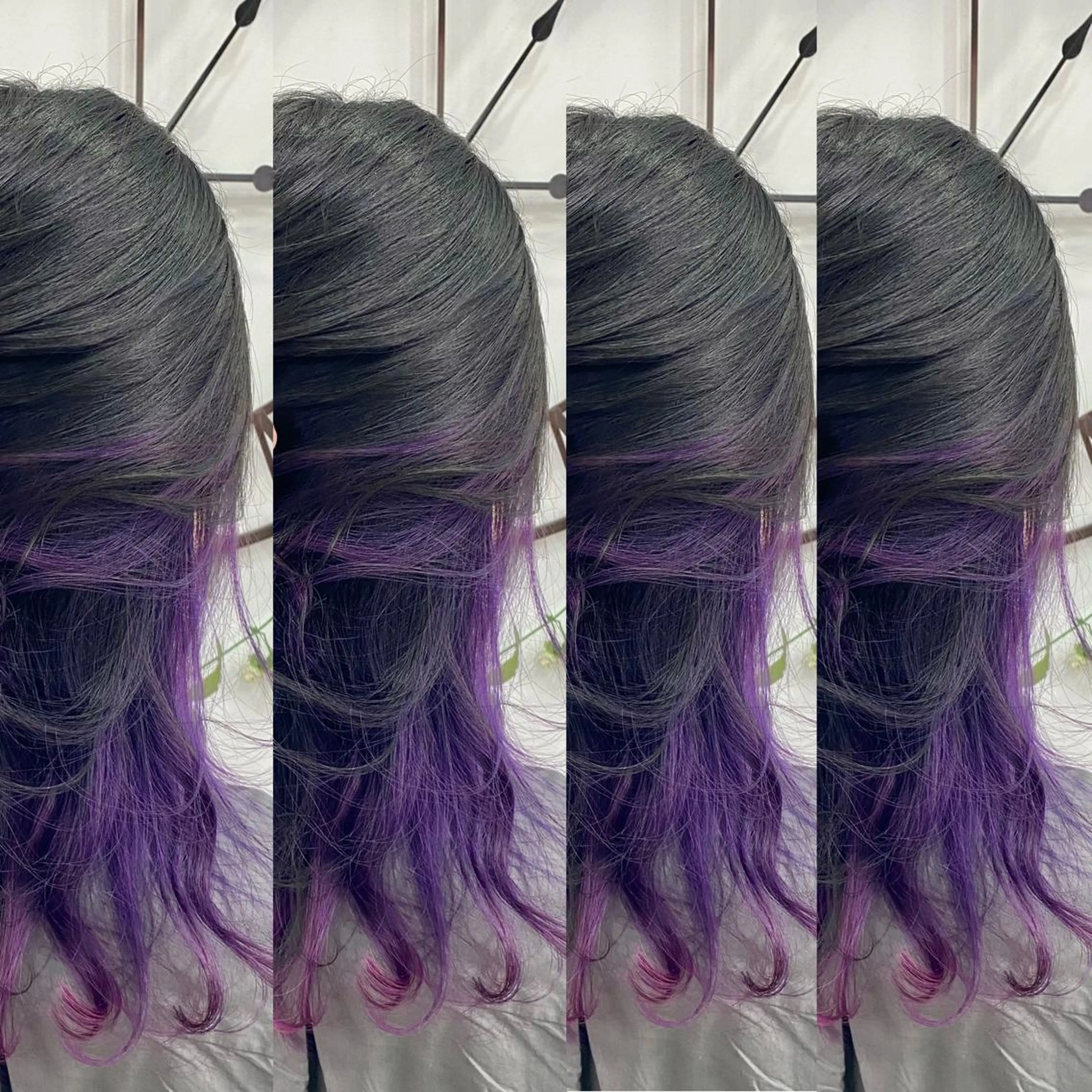 セミロング ハイトーン💫 エクステ💫maiのヘアスタイル