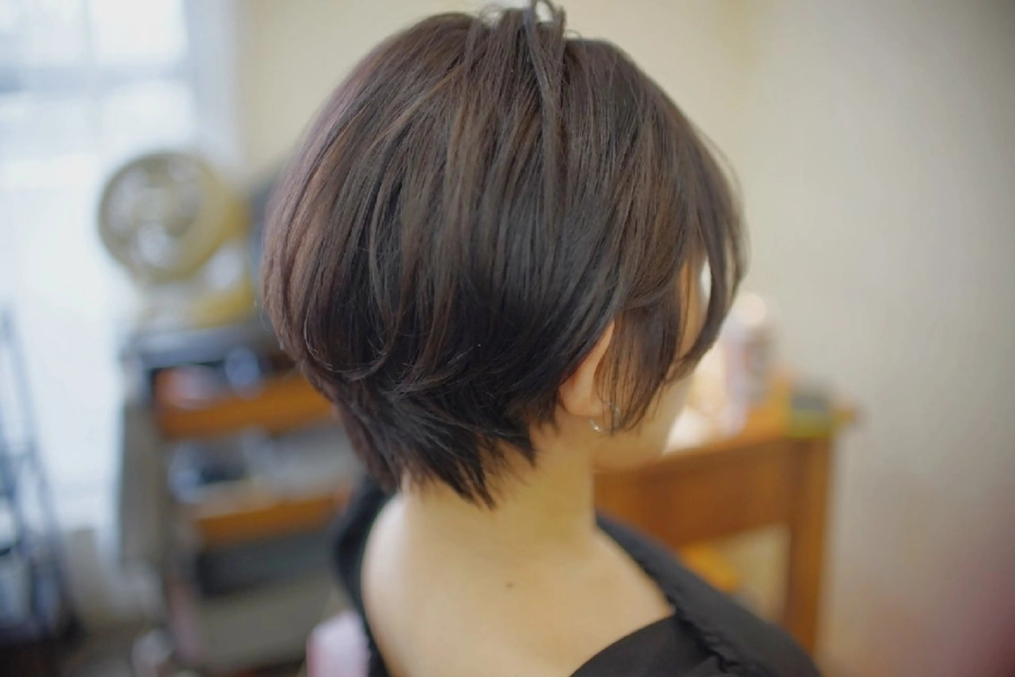 ショート カラー ショートボブ グレージュ ラベンダーカラー ラベンダーグレージュ ラベンダーグレー カット ヘアカラー KUGE AKIFUMIのヘアスタイル
