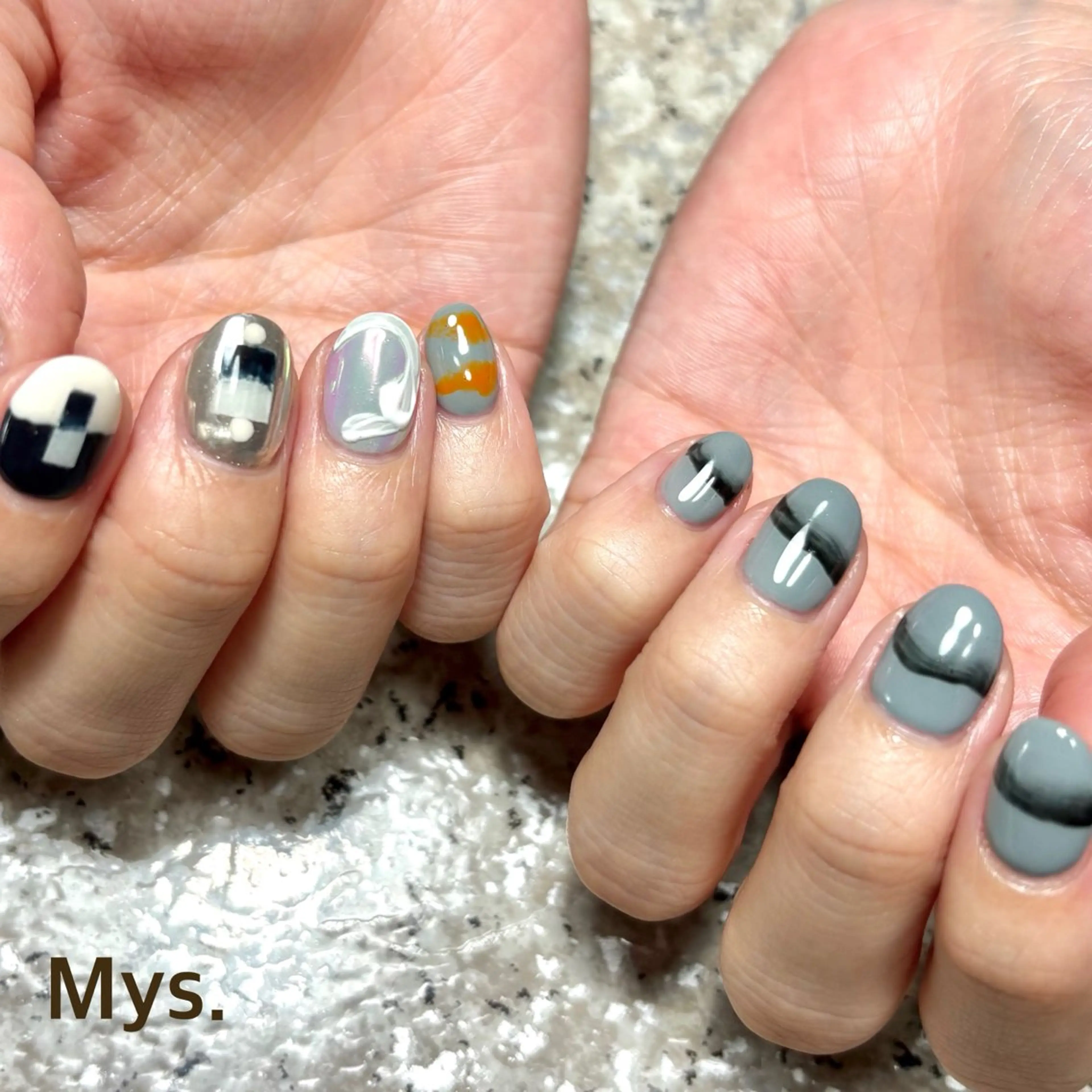 ネイル ハンドネイル Mys. 三上紗紀のネイルデザイン