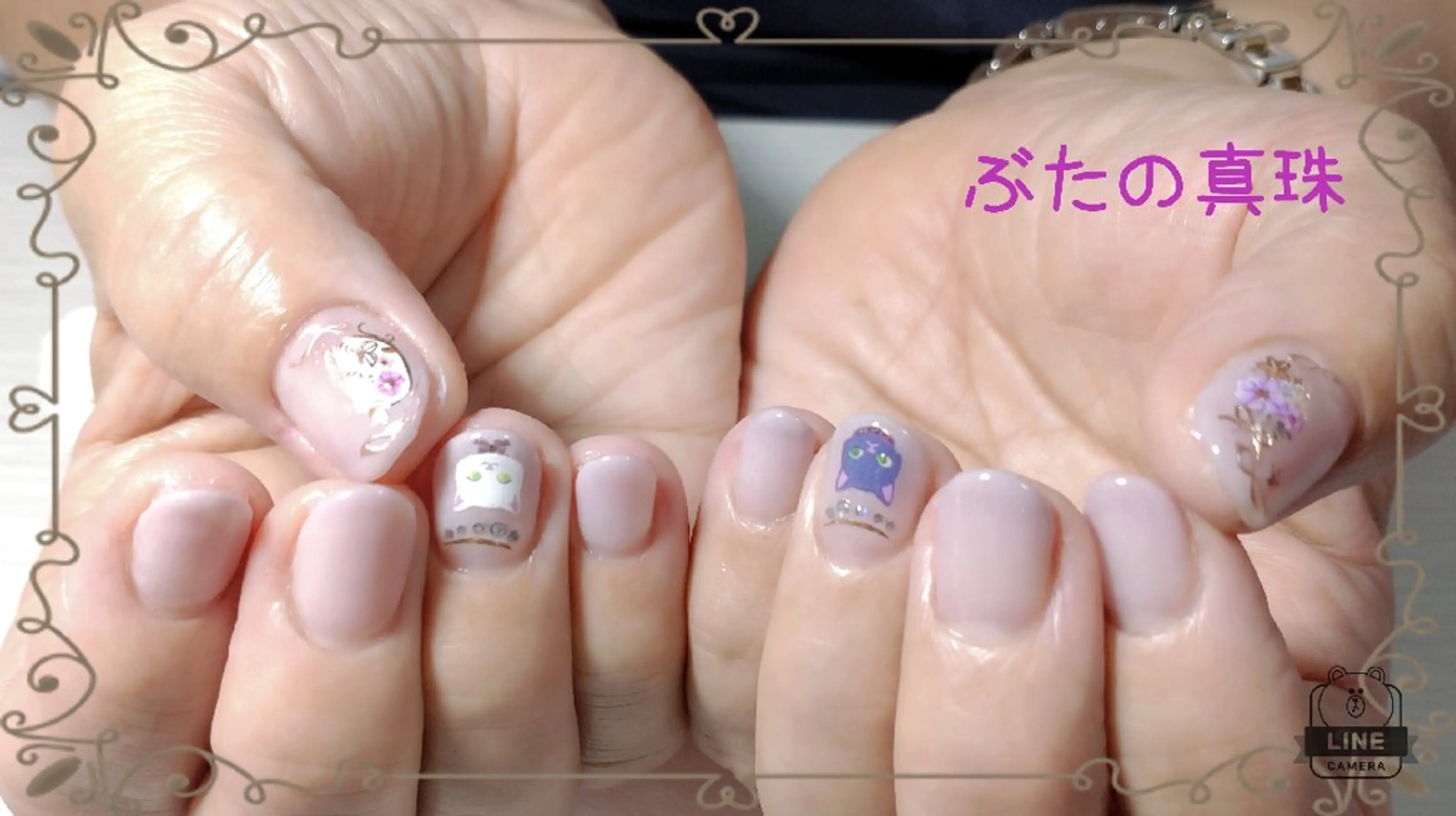 ネイル ハンドネイル 林 珠里のネイルデザイン