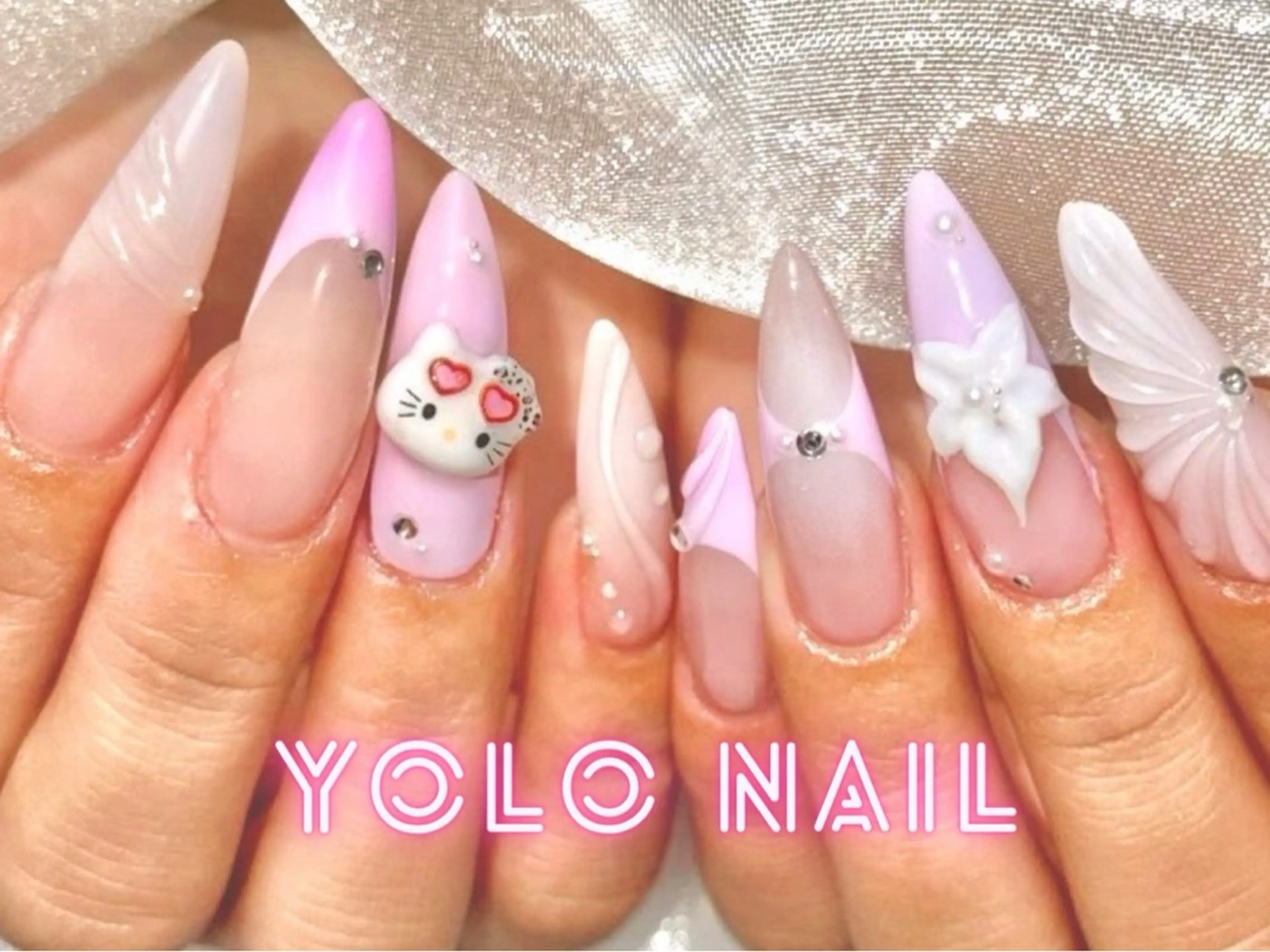 ネイル 持ち込み ハンドネイル YOLONAIL心斎橋店所属・田本 和音のネイルデザイン