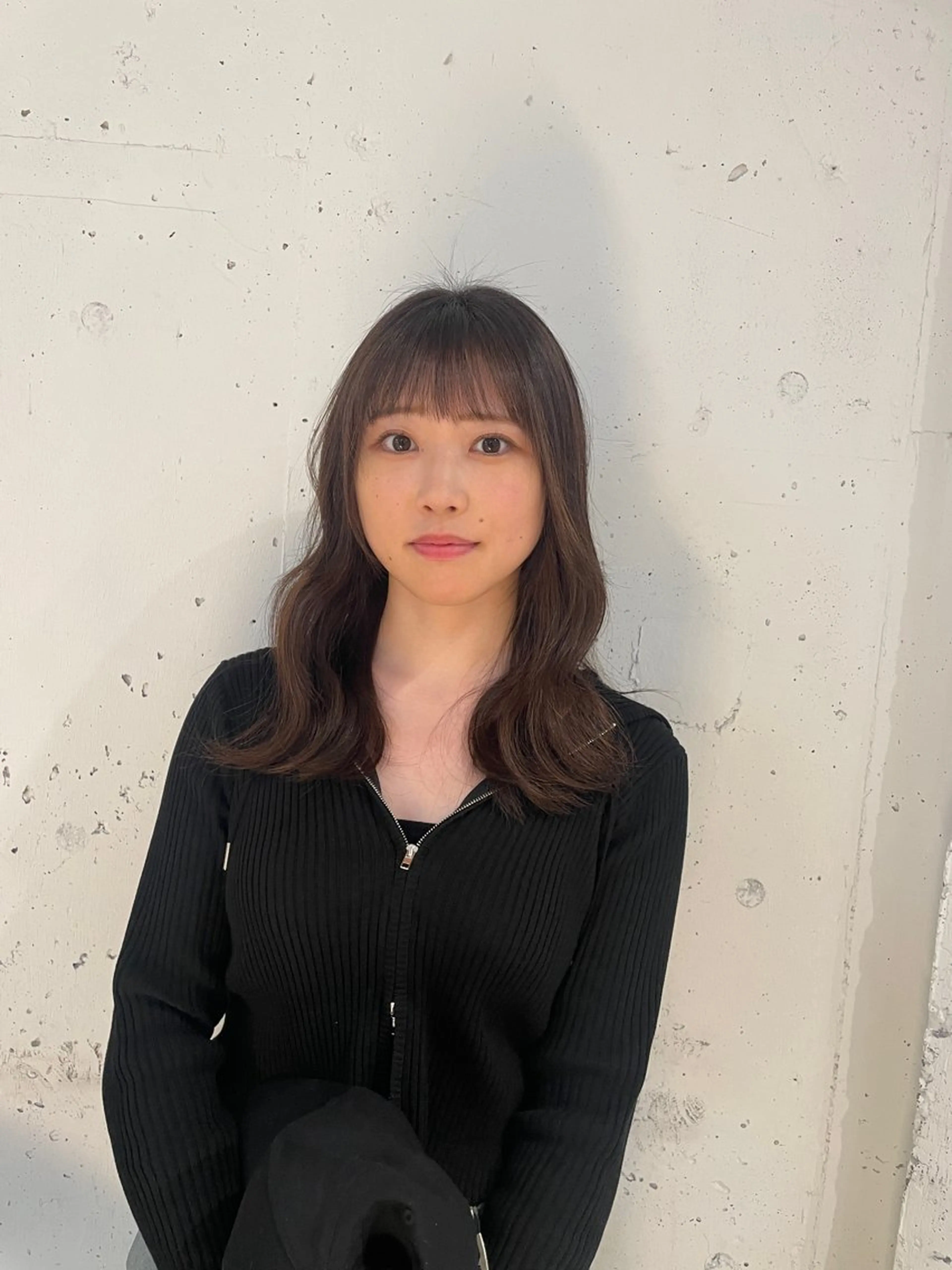 セミロング ヘアカラー トリートメント 🌫️縮毛矯正/髪質 改善/ゆずる🌫️のヘアスタイル
