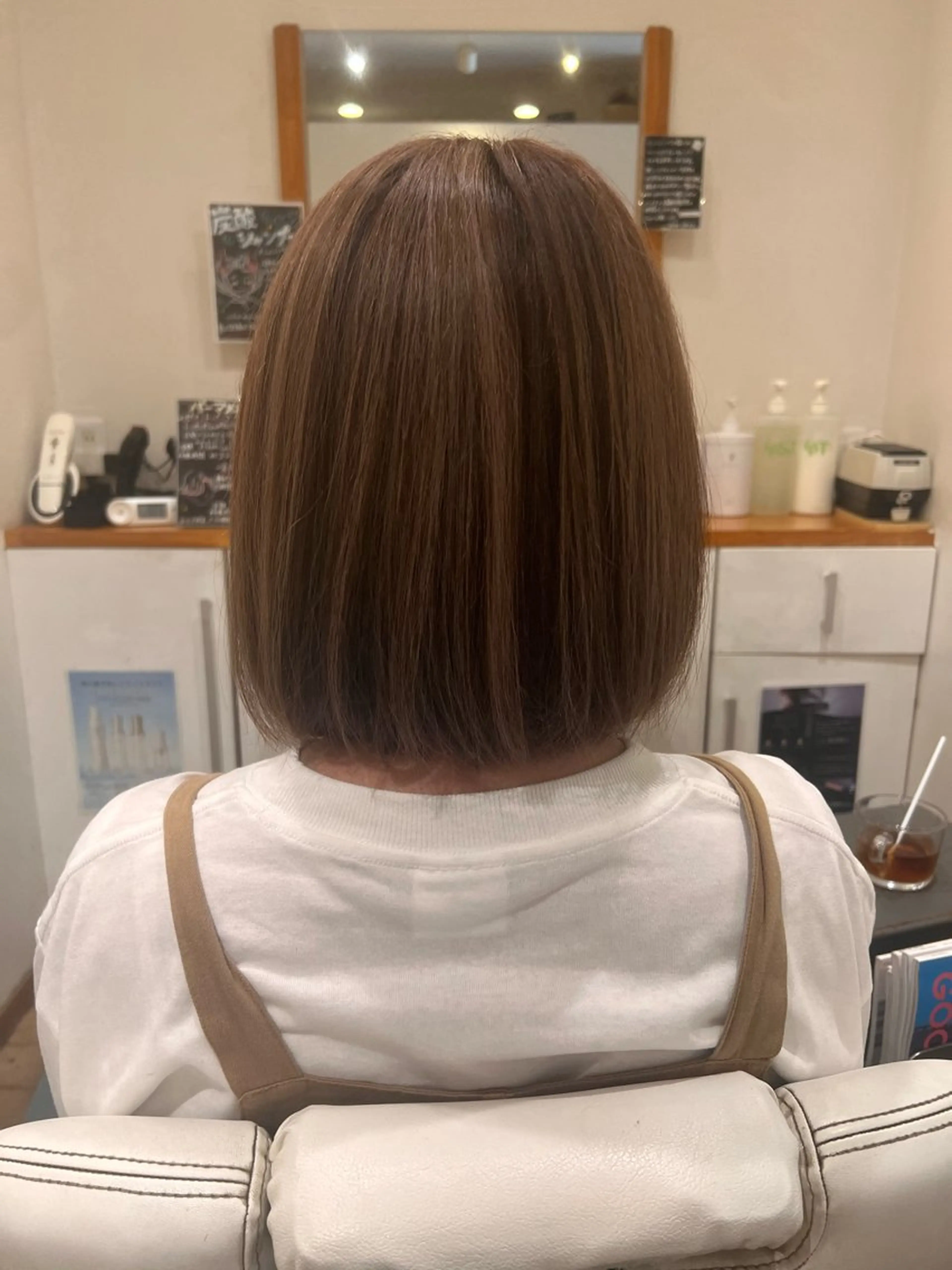 ミディアム カラー ヘアカラー アザマ　ヤスカツ _rosso 川口のヘアスタイル