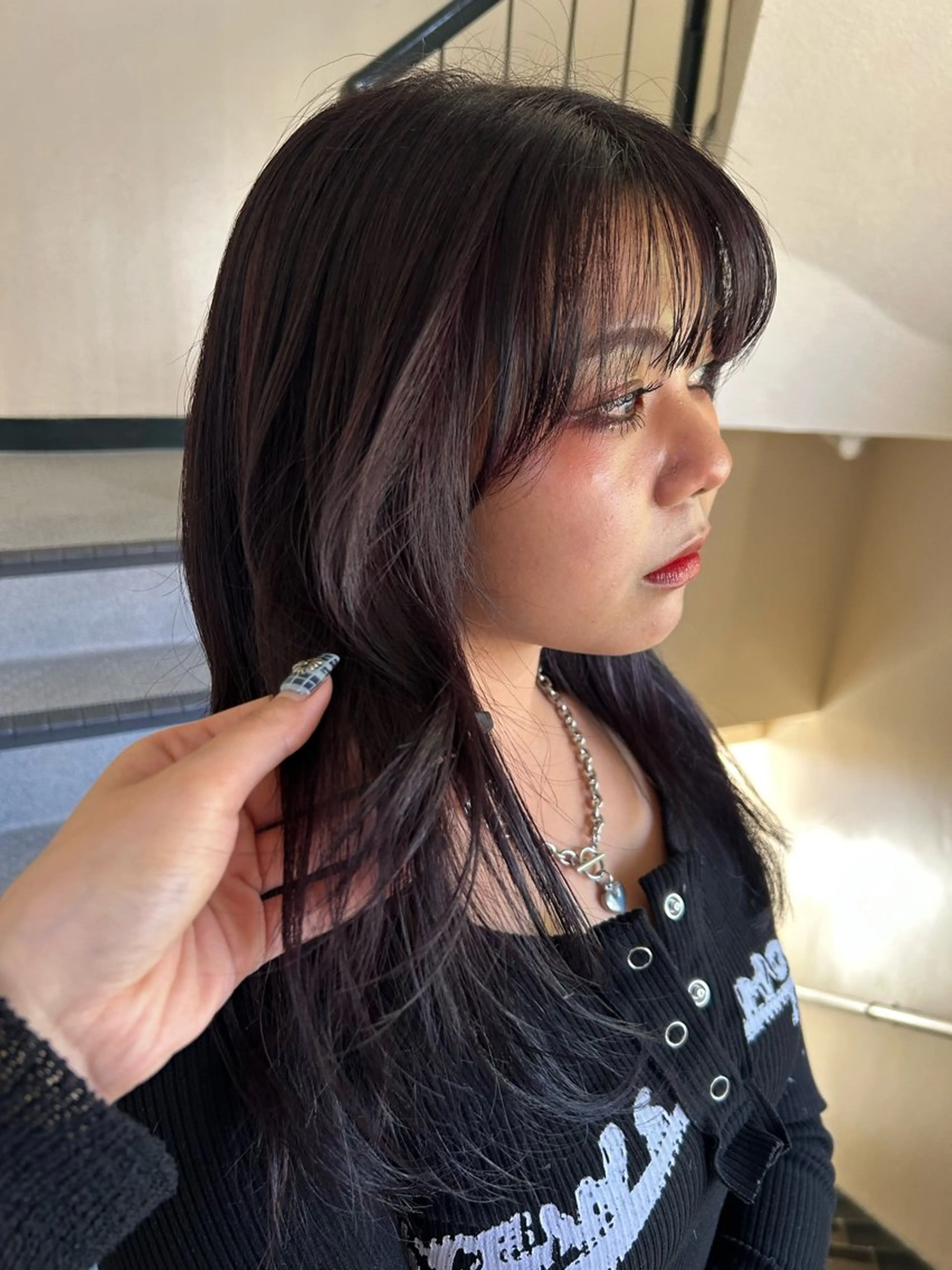 ロング カラー カット ヘアカラー トリートメント ☕️結【suii.】 ボブ/ヘアセット☕️のヘアスタイル