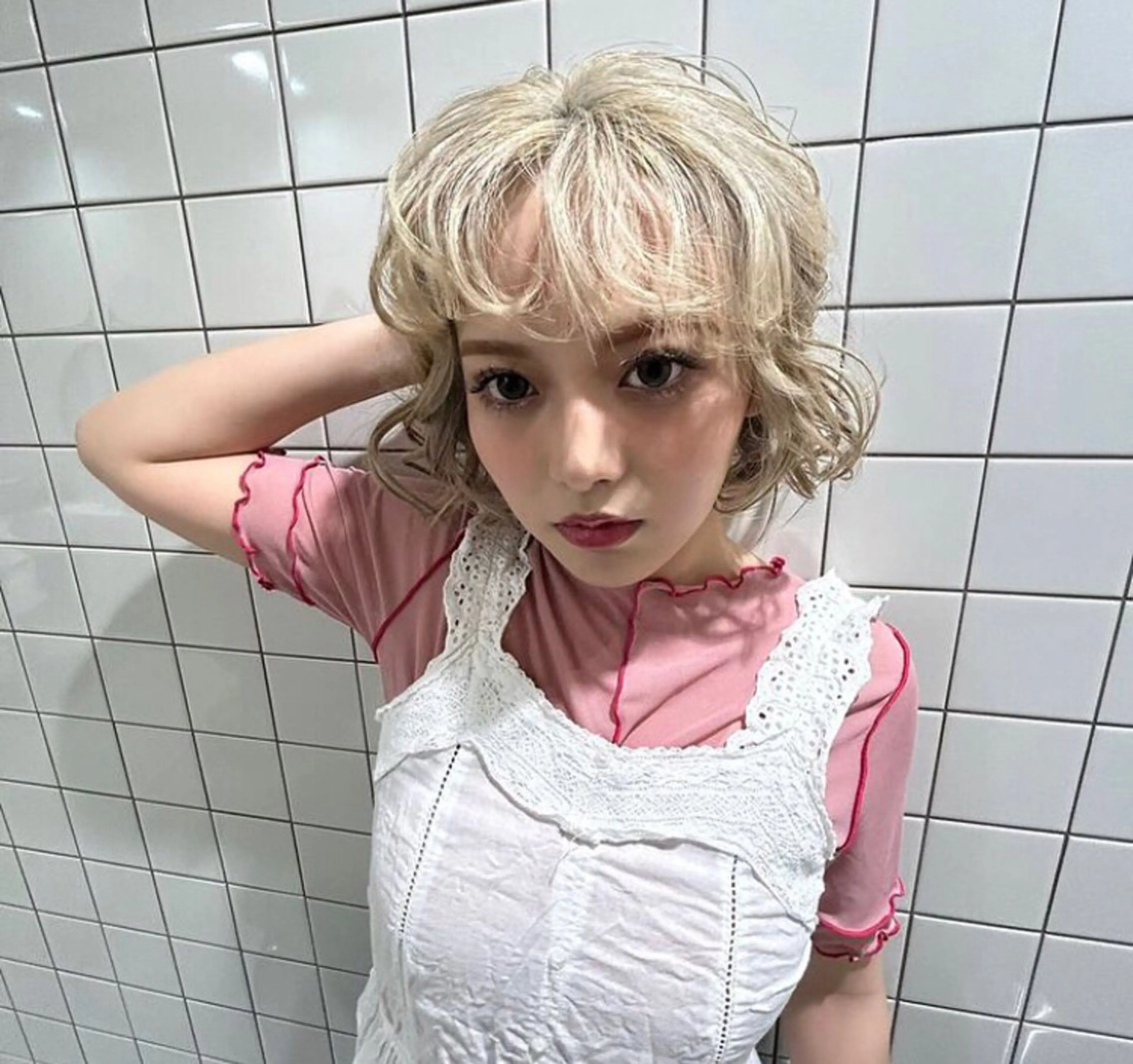 ショート カラー カット ヘアカラー 寺本 奈央のヘアスタイル