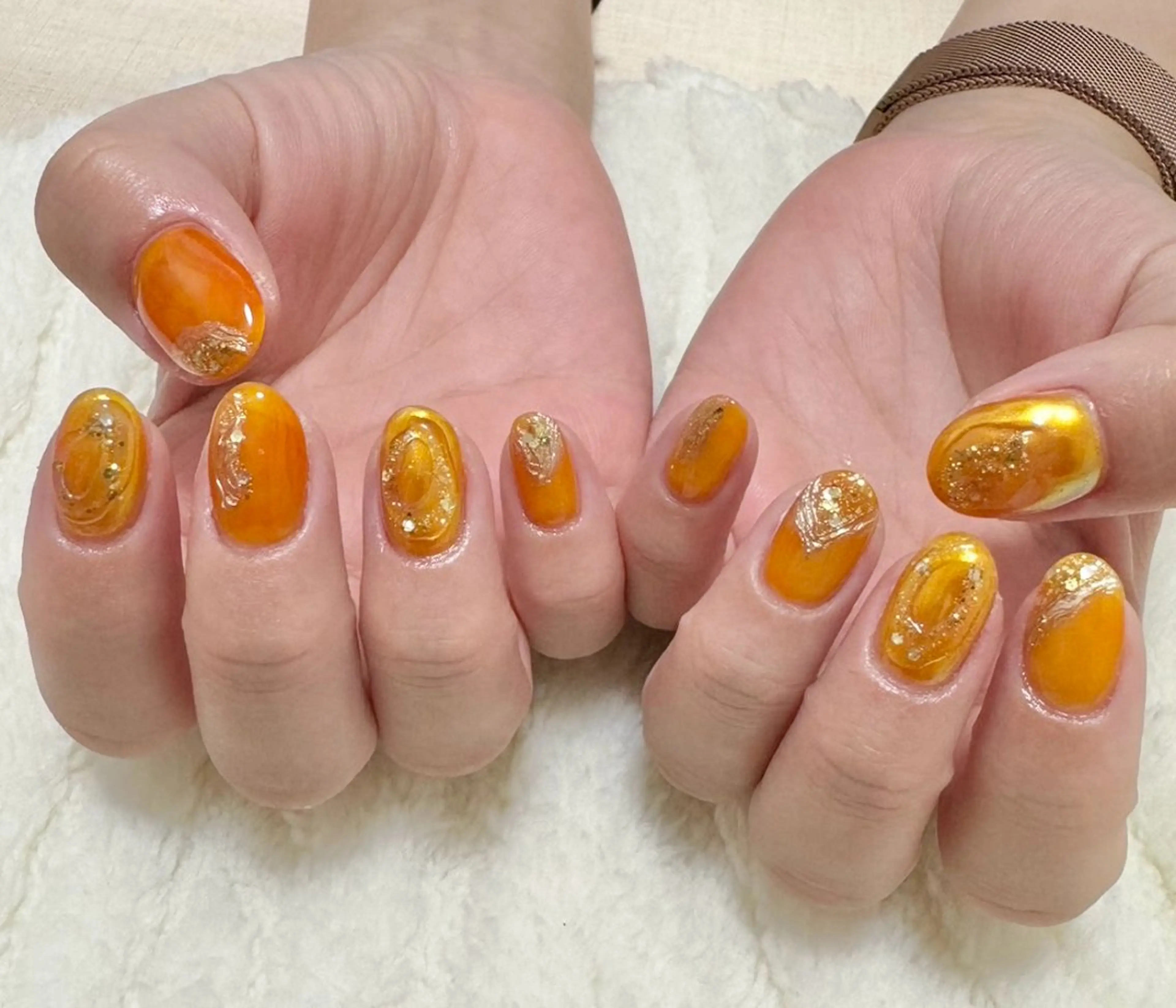 ネイル ニュアンスネイル ハンドネイル わたなべ さやかのネイルデザイン