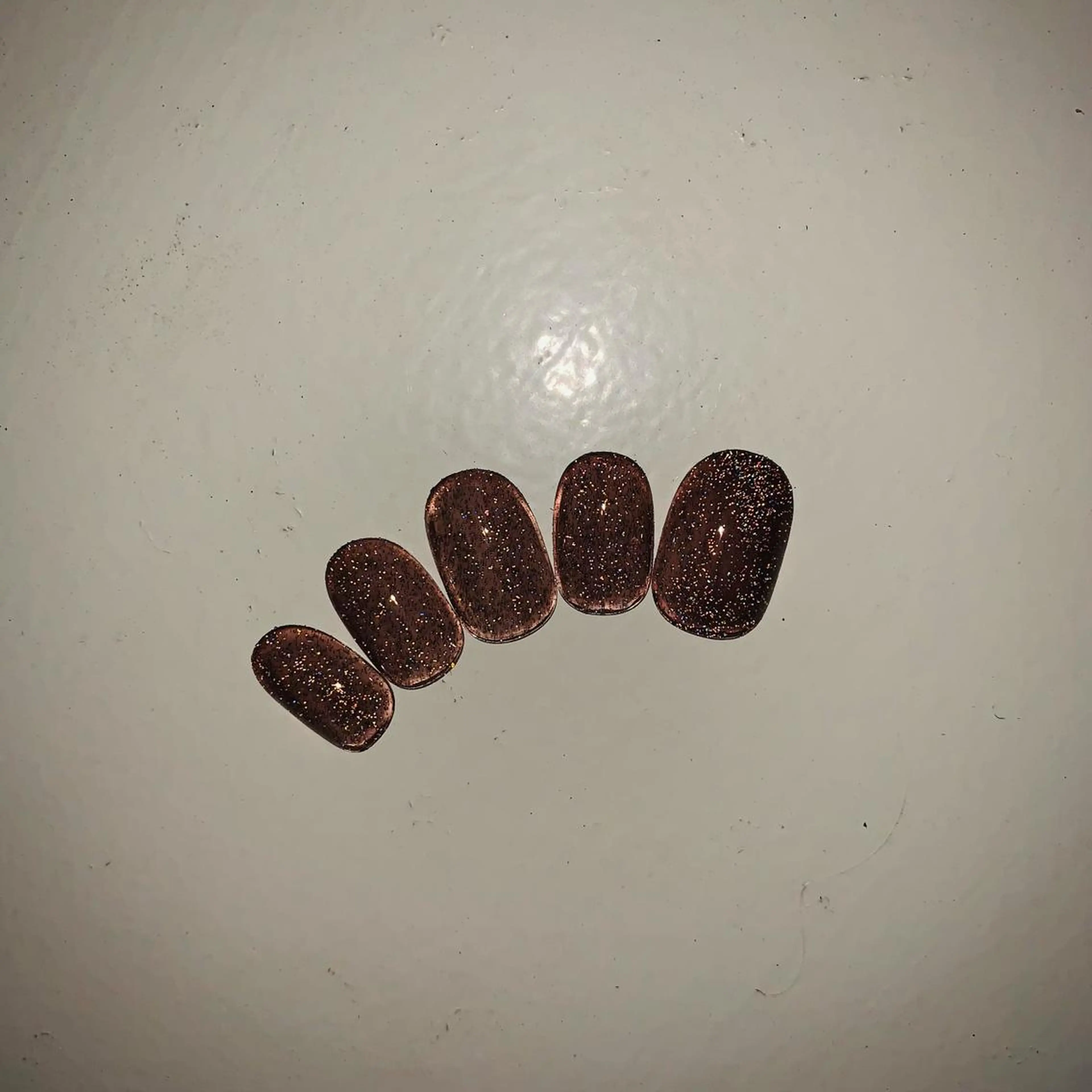 ネイル アートネイル ブラウン フラッシュネイル ジェルネイル ラメ(グリッター) Nailsalon Spina 琴美のネイルデザイン