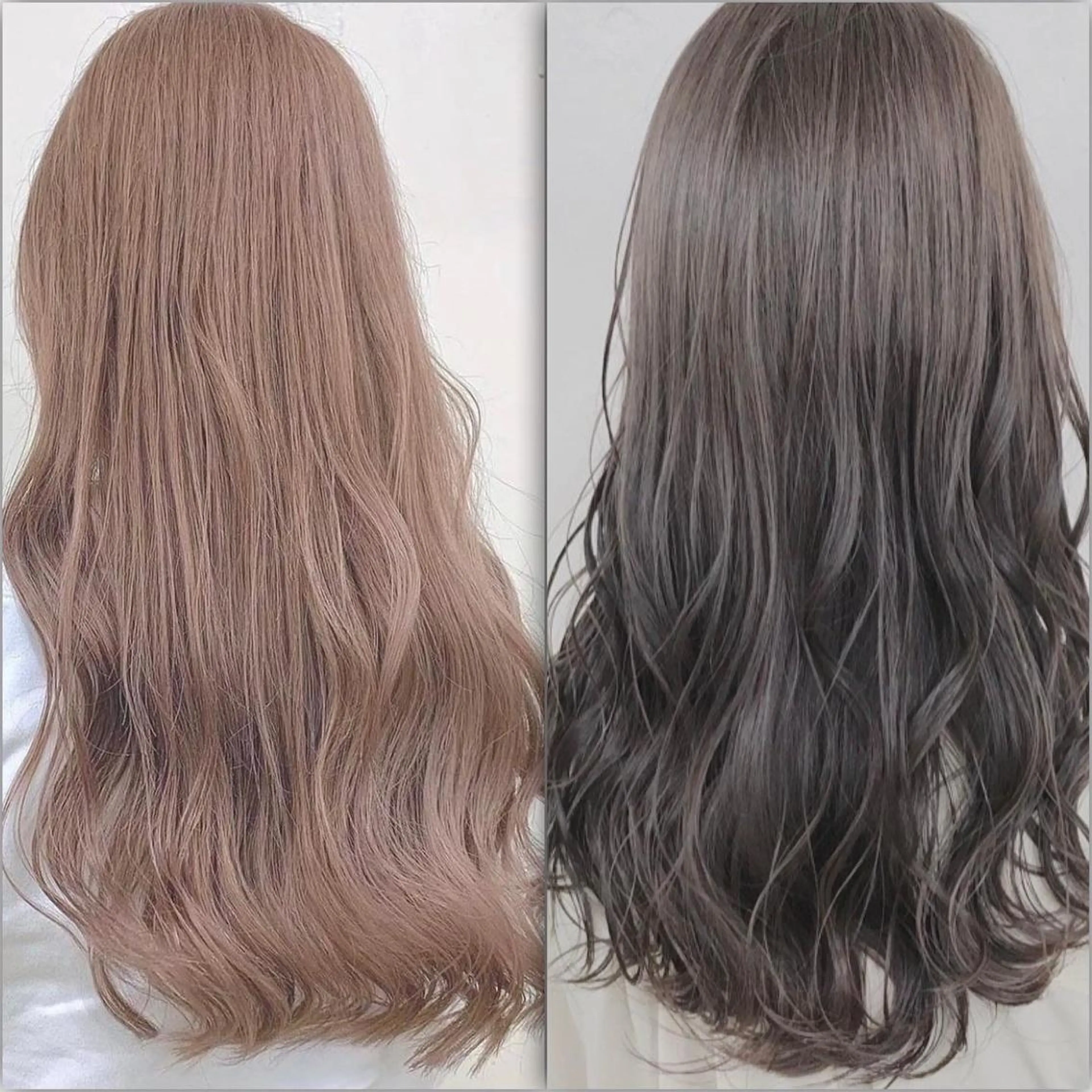 ロング カラー ケアブリーチ 韓国レイヤーKYONのヘアスタイル
