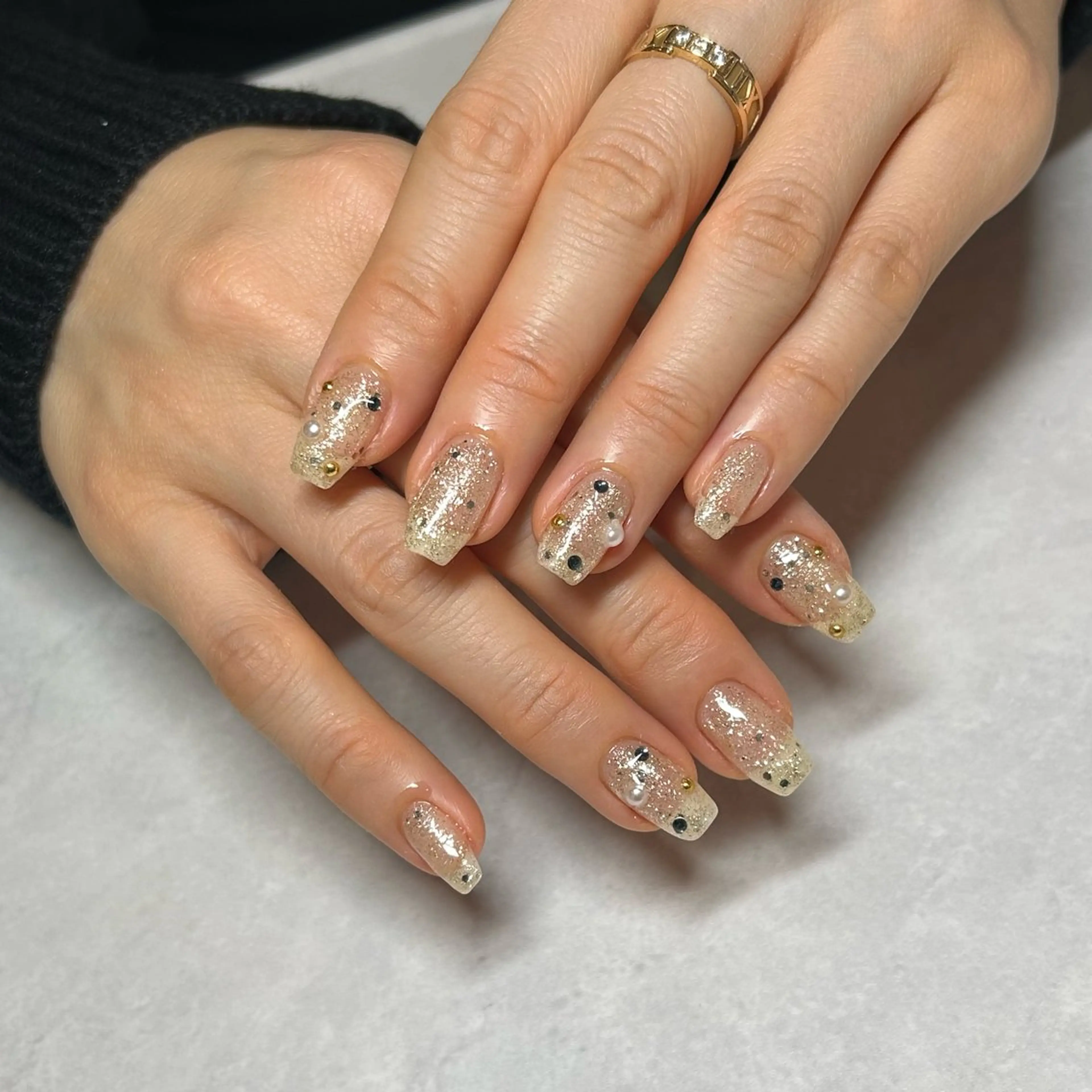 ネイル ハンドネイル Cleo名古屋駅店 🖤Rikoのネイルデザイン