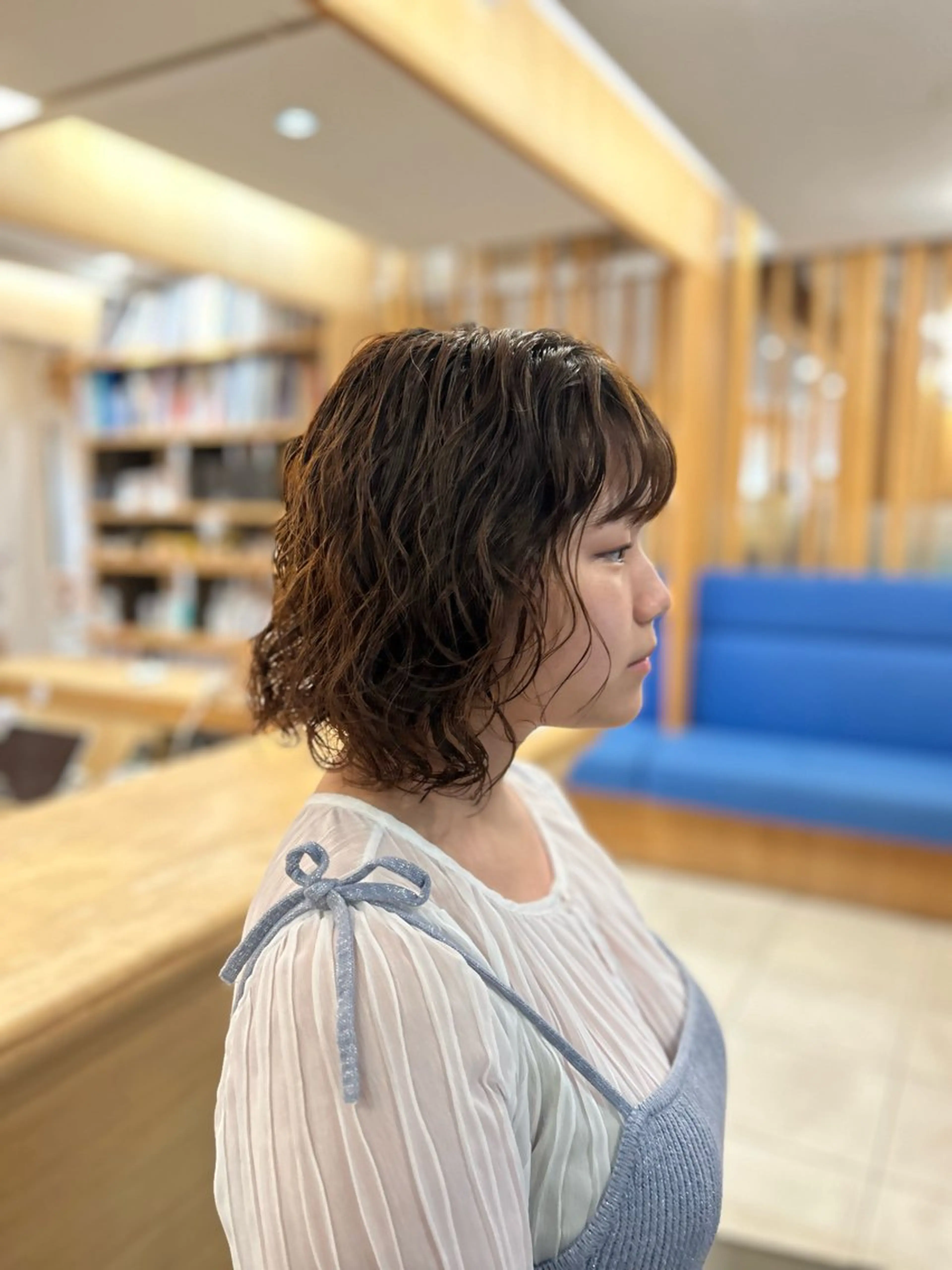 ミディアム 🌞アオキ サキ🕊のヘアスタイル