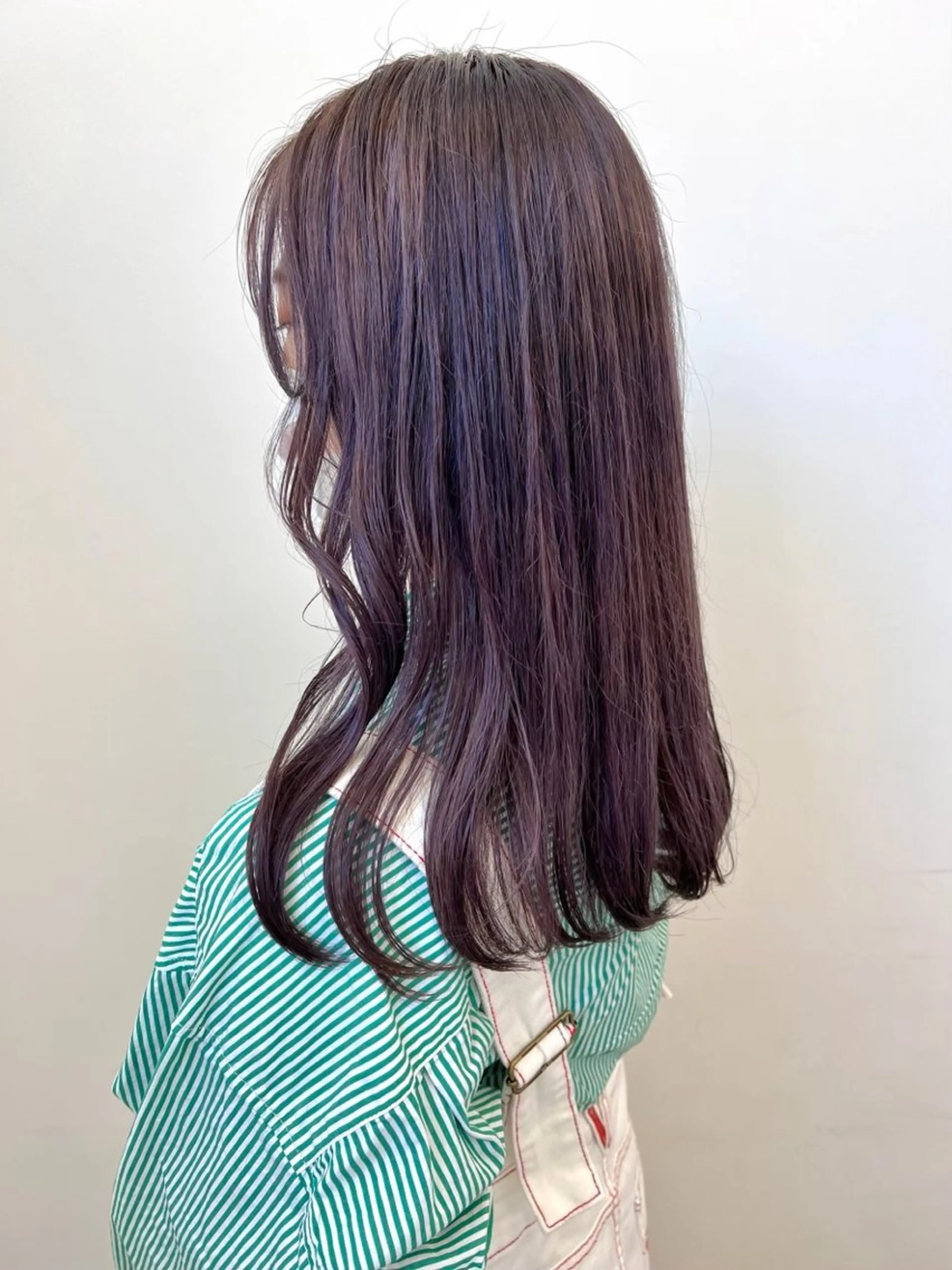 セミロング カラー ヘアカラー ParveMix ♡白神みやびのヘアスタイル