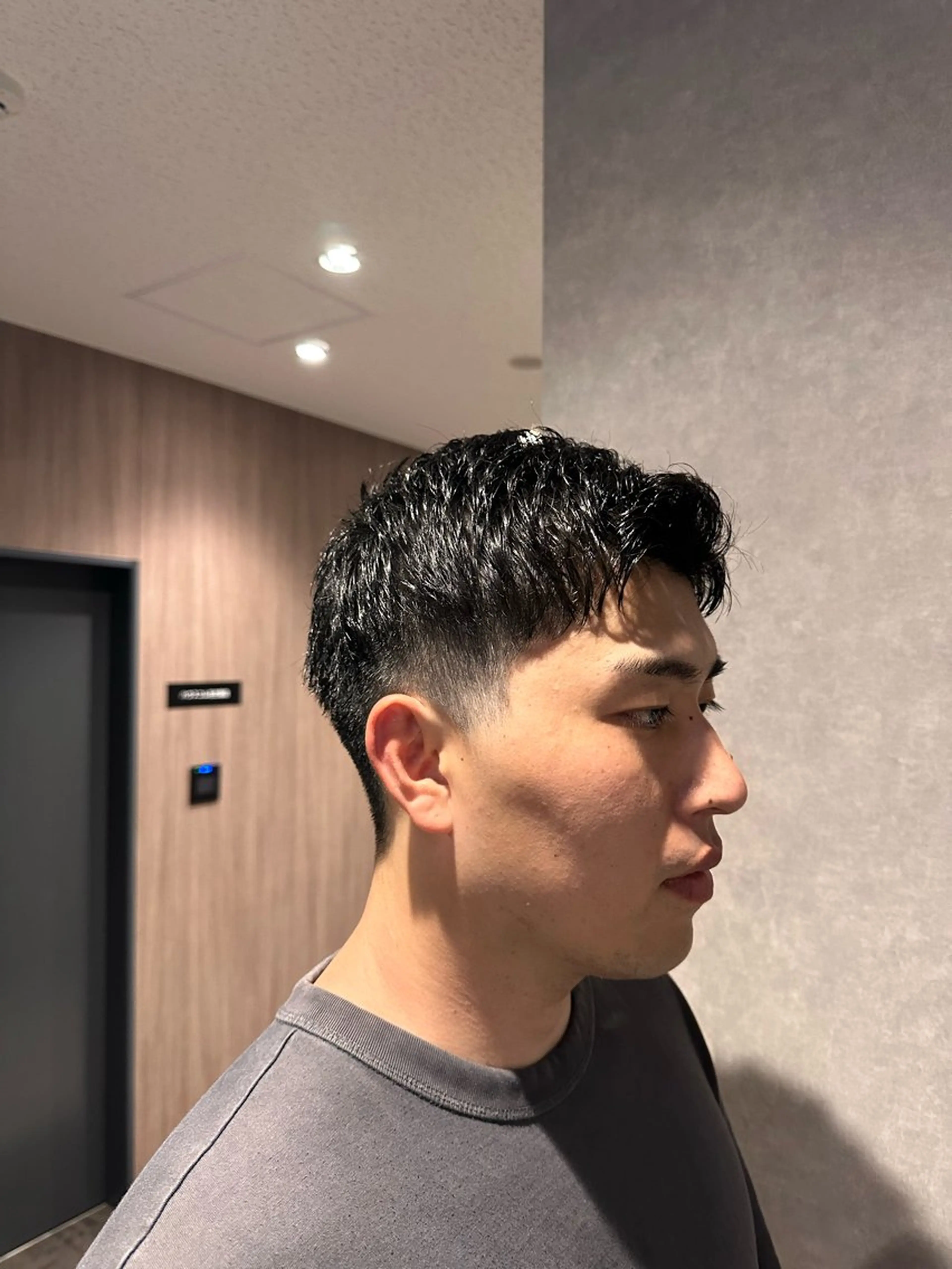 ショート メンズ 田中 瑠星のヘアスタイル