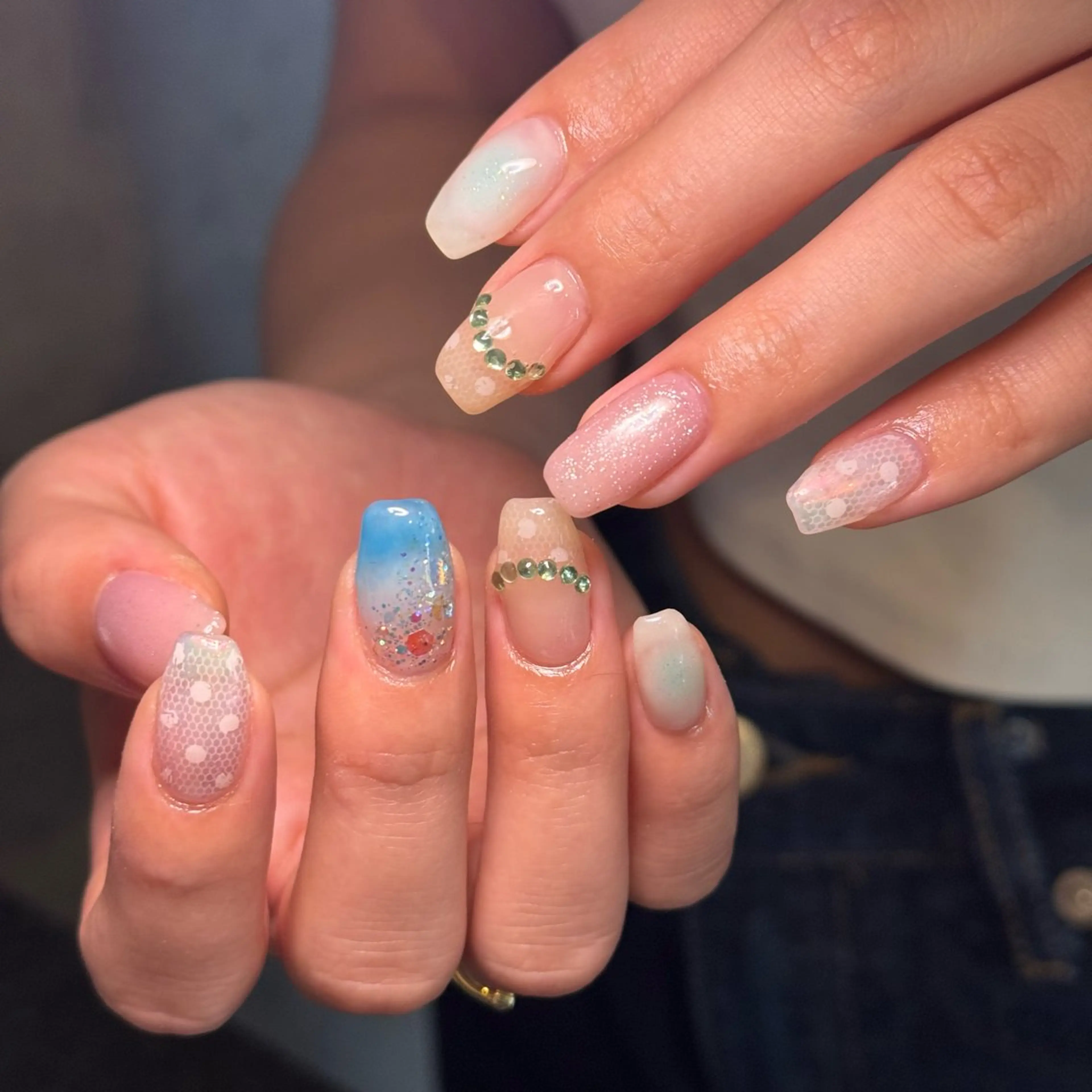 ネイル ハンドネイル nail salon supe_所属・supe_ 八幡🐺*❅·̩͙のネイルデザイン
