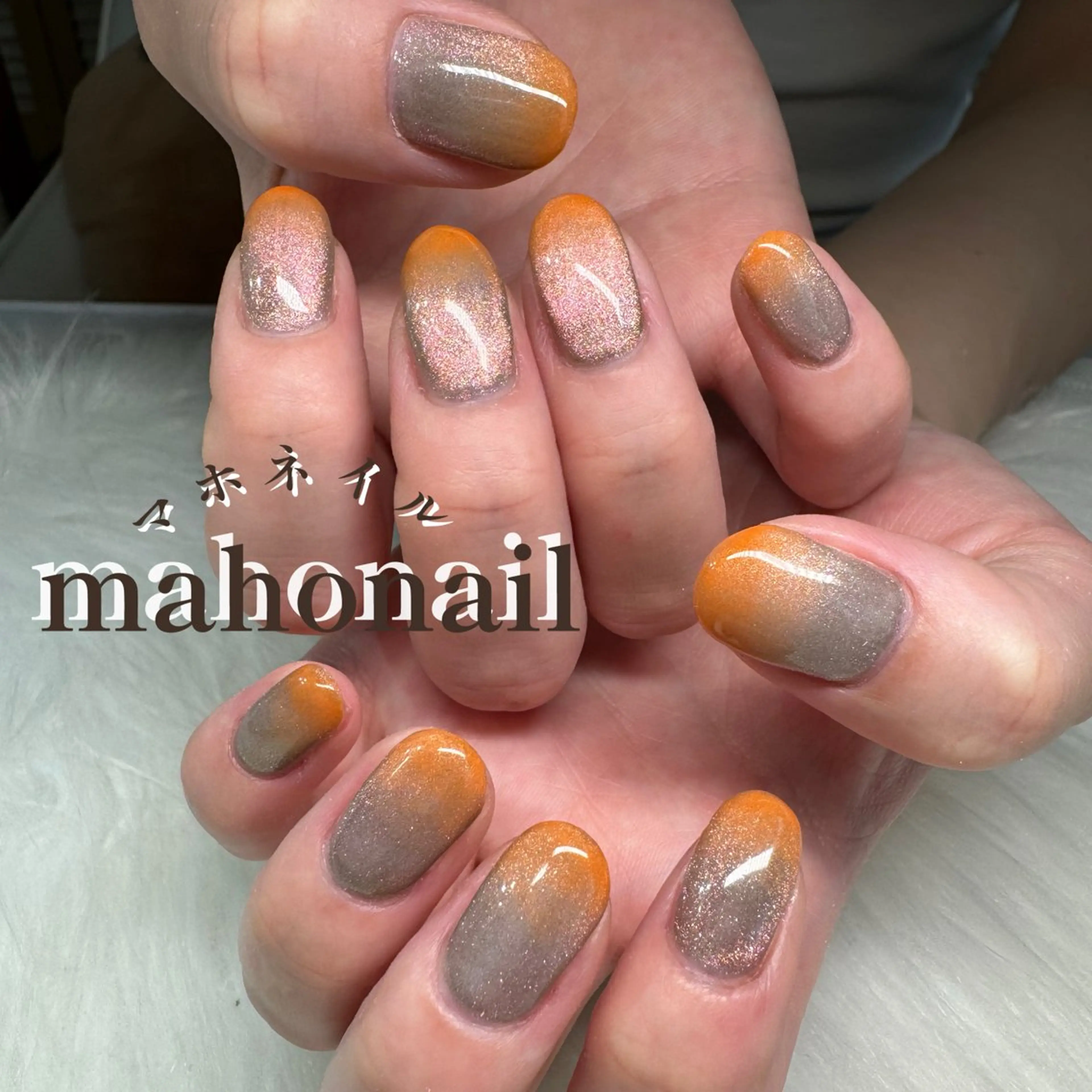 ネイル アートネイル マグネットネイル ワンカラーネイル maho nail マホネイルのネイルデザイン