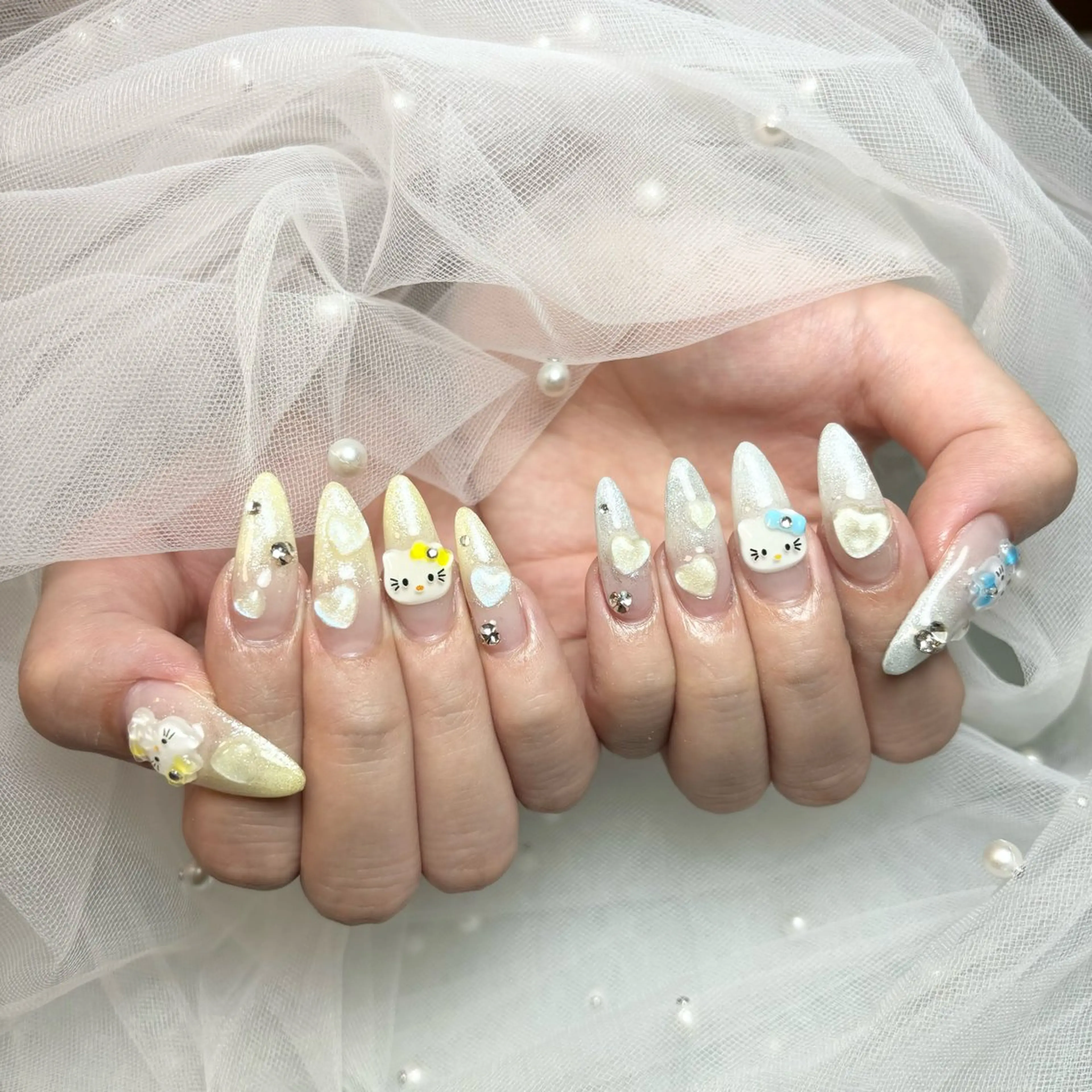 ネイル ハンドネイル ୨୧ mio୨୧のネイルデザイン
