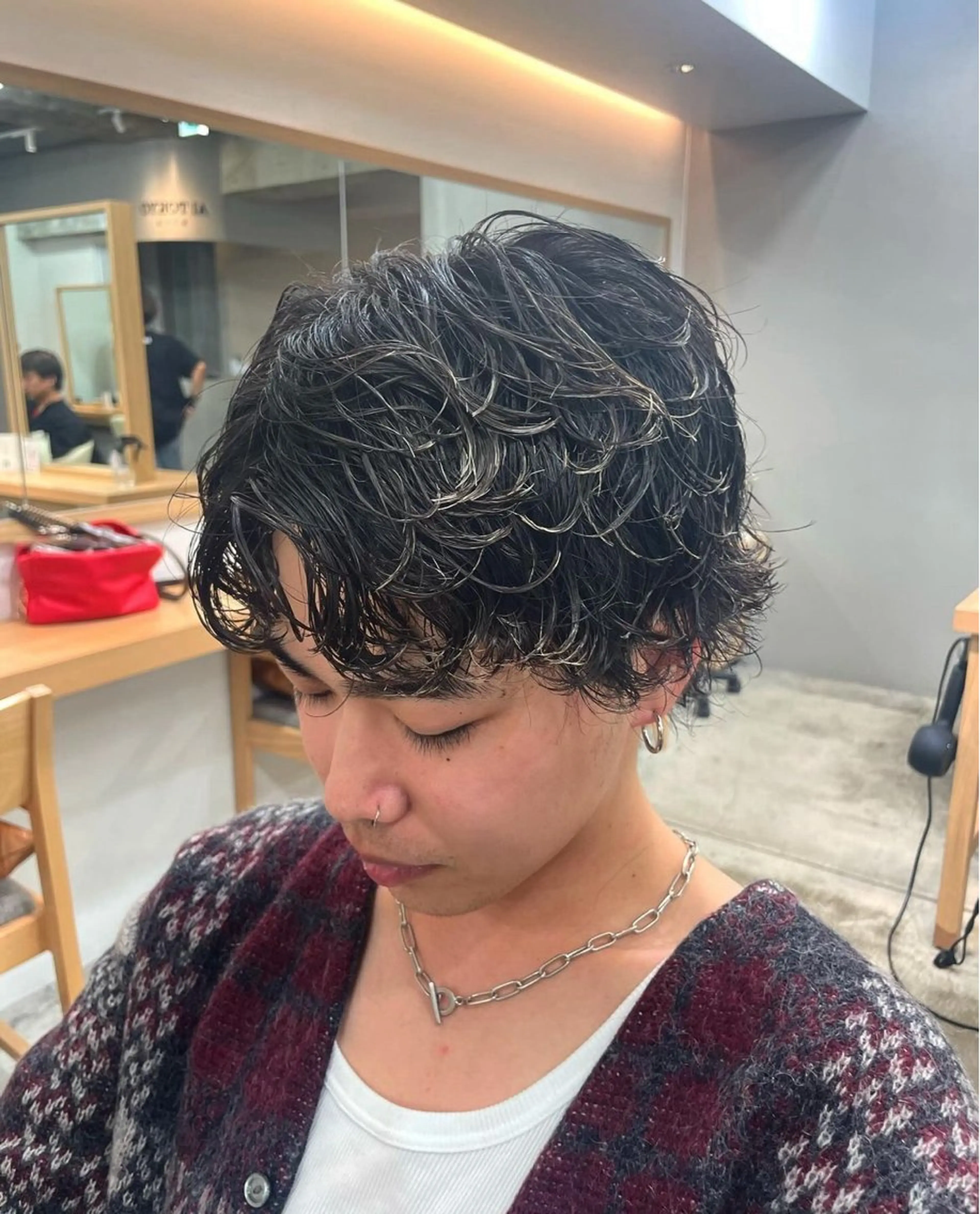 パーマ ニュアンスパーマ ニュアンス王子 🥀𓈒のヘアスタイル