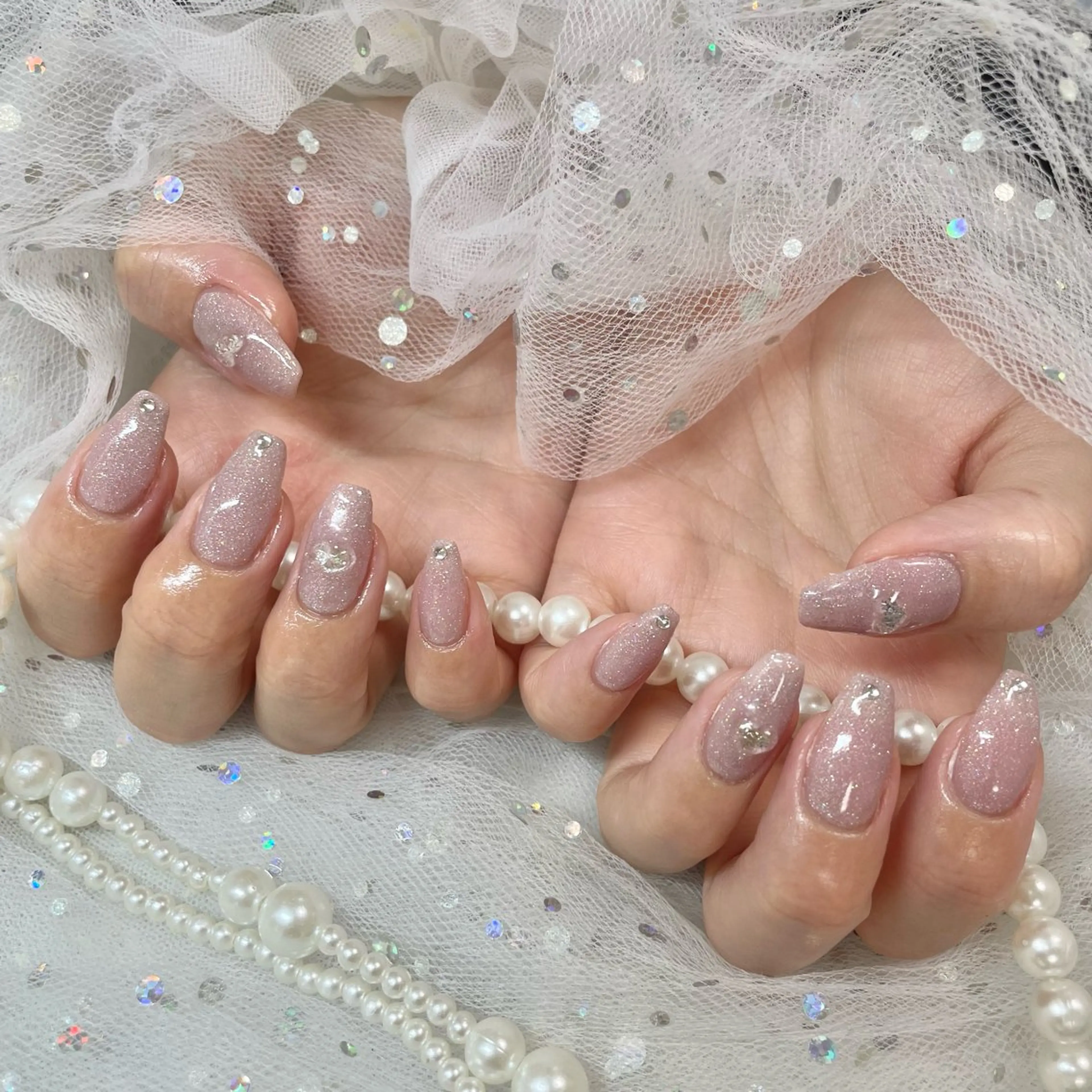 ネイル ピンク シンプルネイル ハンドネイル フットネイル 🎀AYAKO 🎀中韓ネイルのネイルデザイン