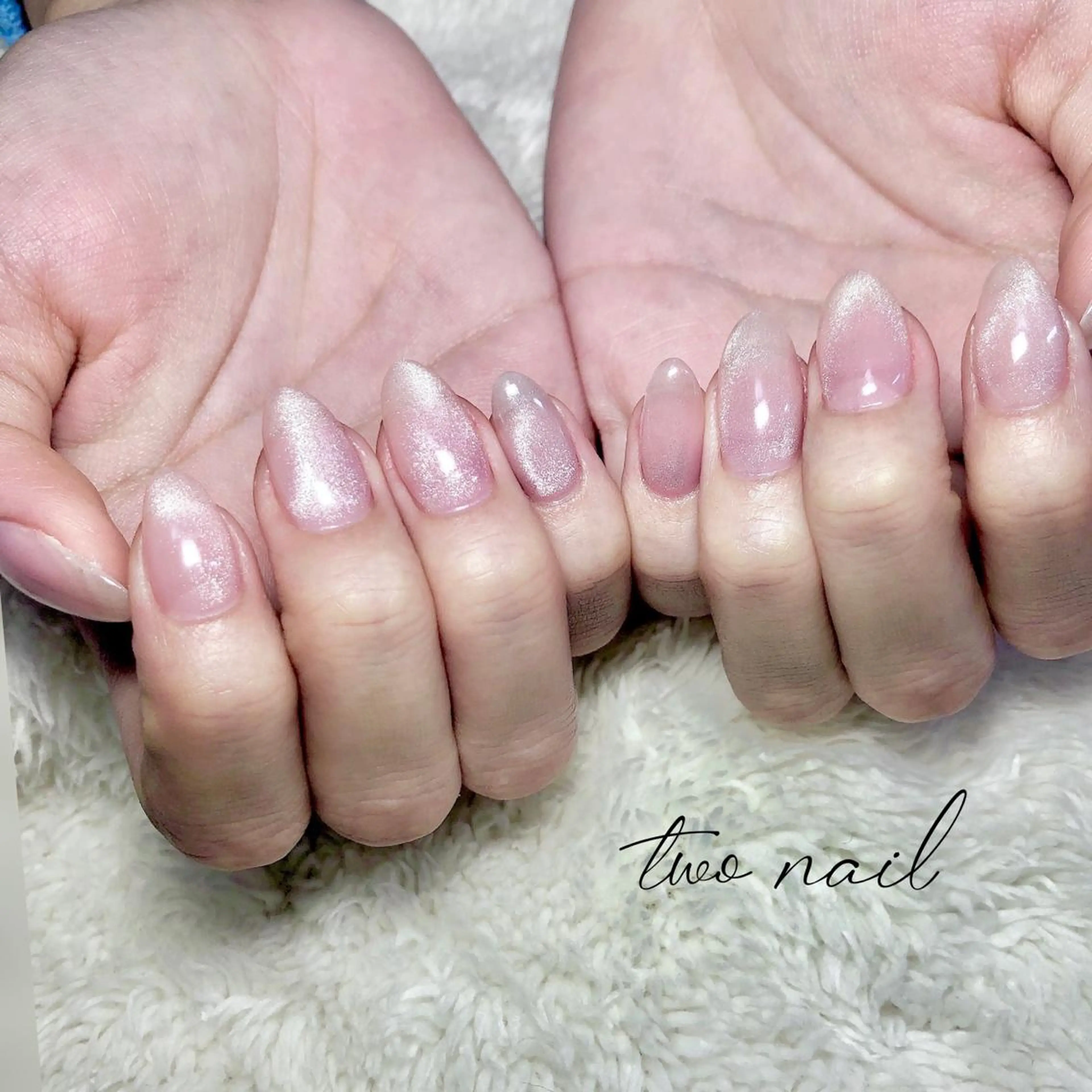 ネイル アートネイル フットネイル ハート マグネットネイル ニュアンスネイル ハンドネイル two nailのネイルデザイン