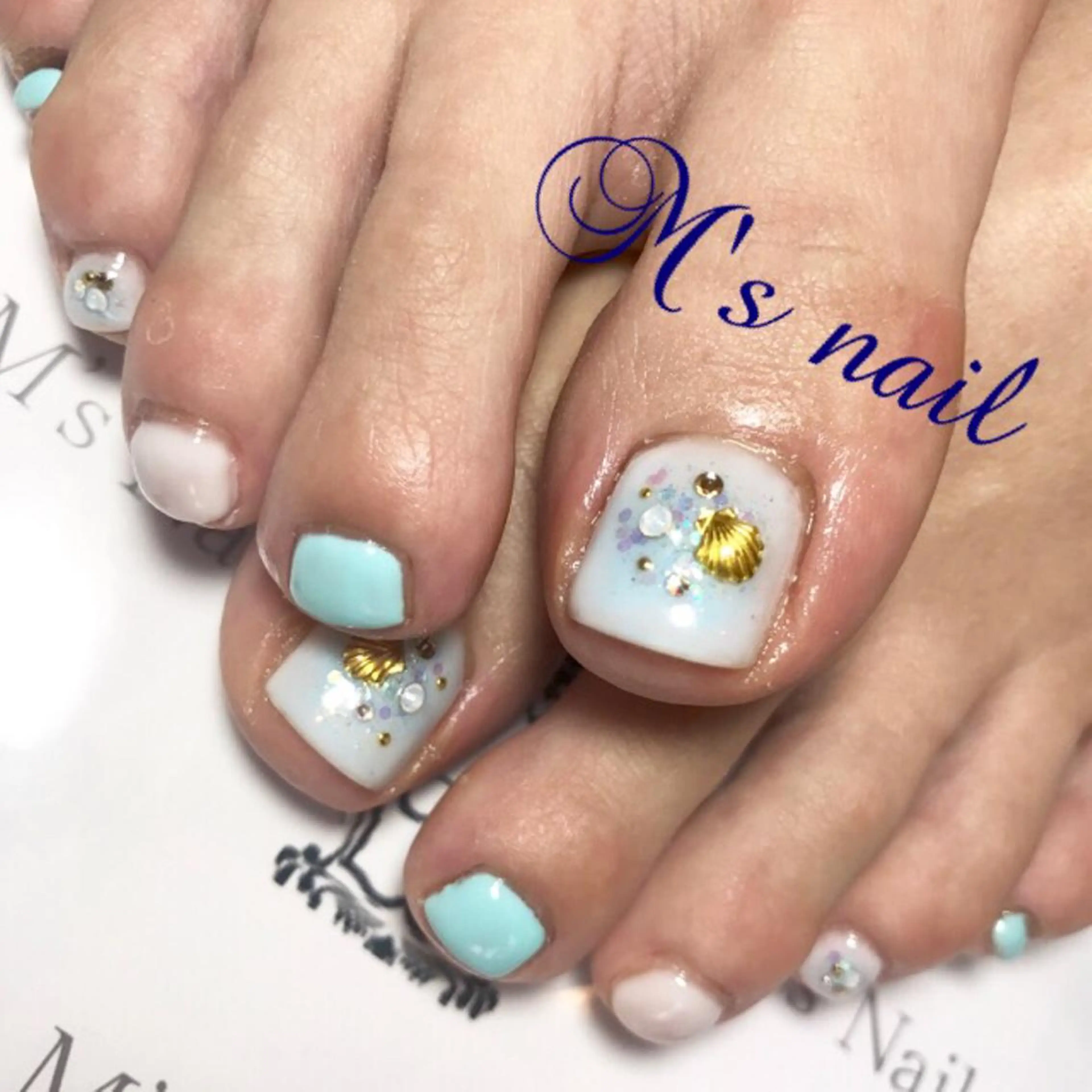 ネイル フットネイル M's nail所属・M's nail ..のネイルデザイン