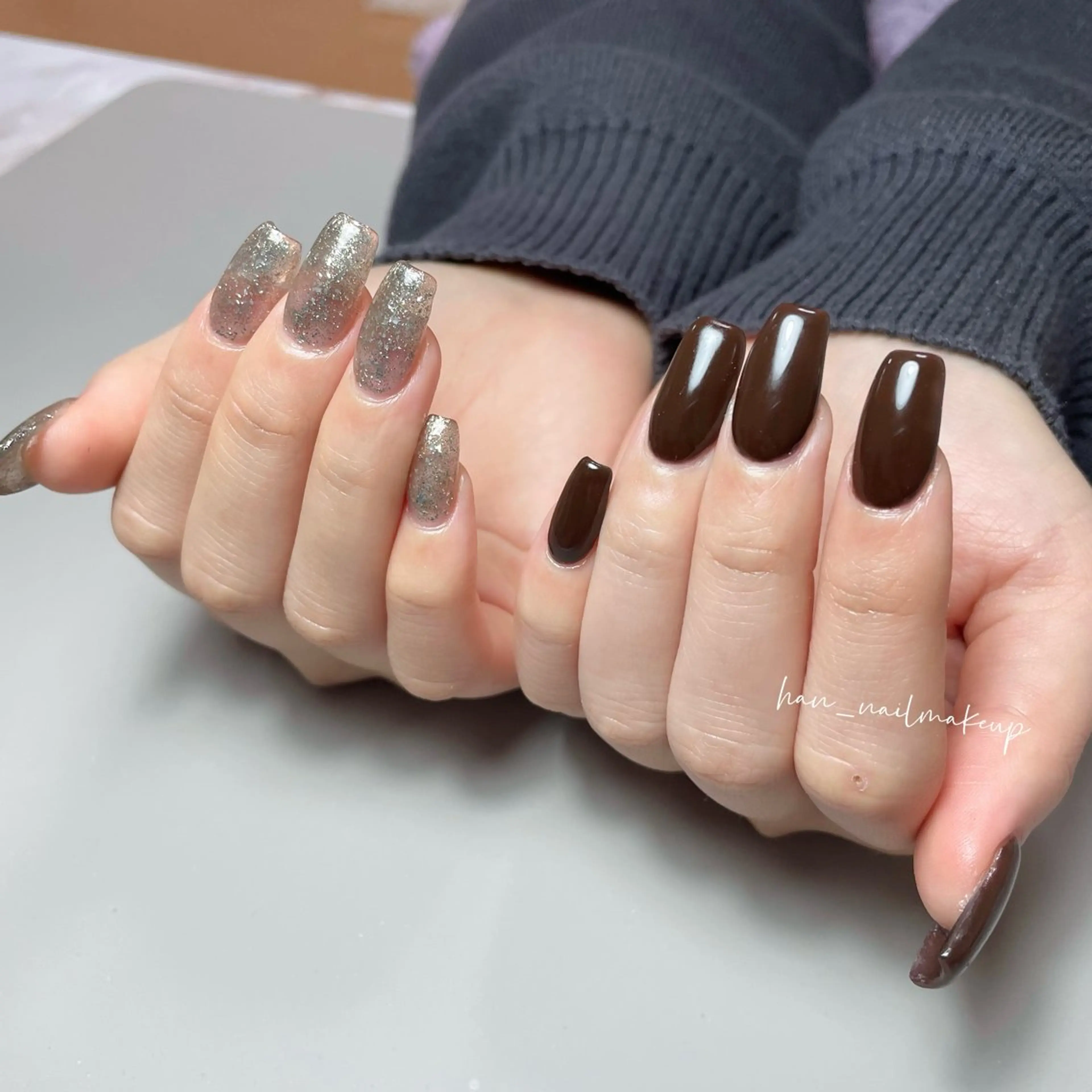 ネイル ハンドネイル Han Nail 【y&m】のネイルデザイン