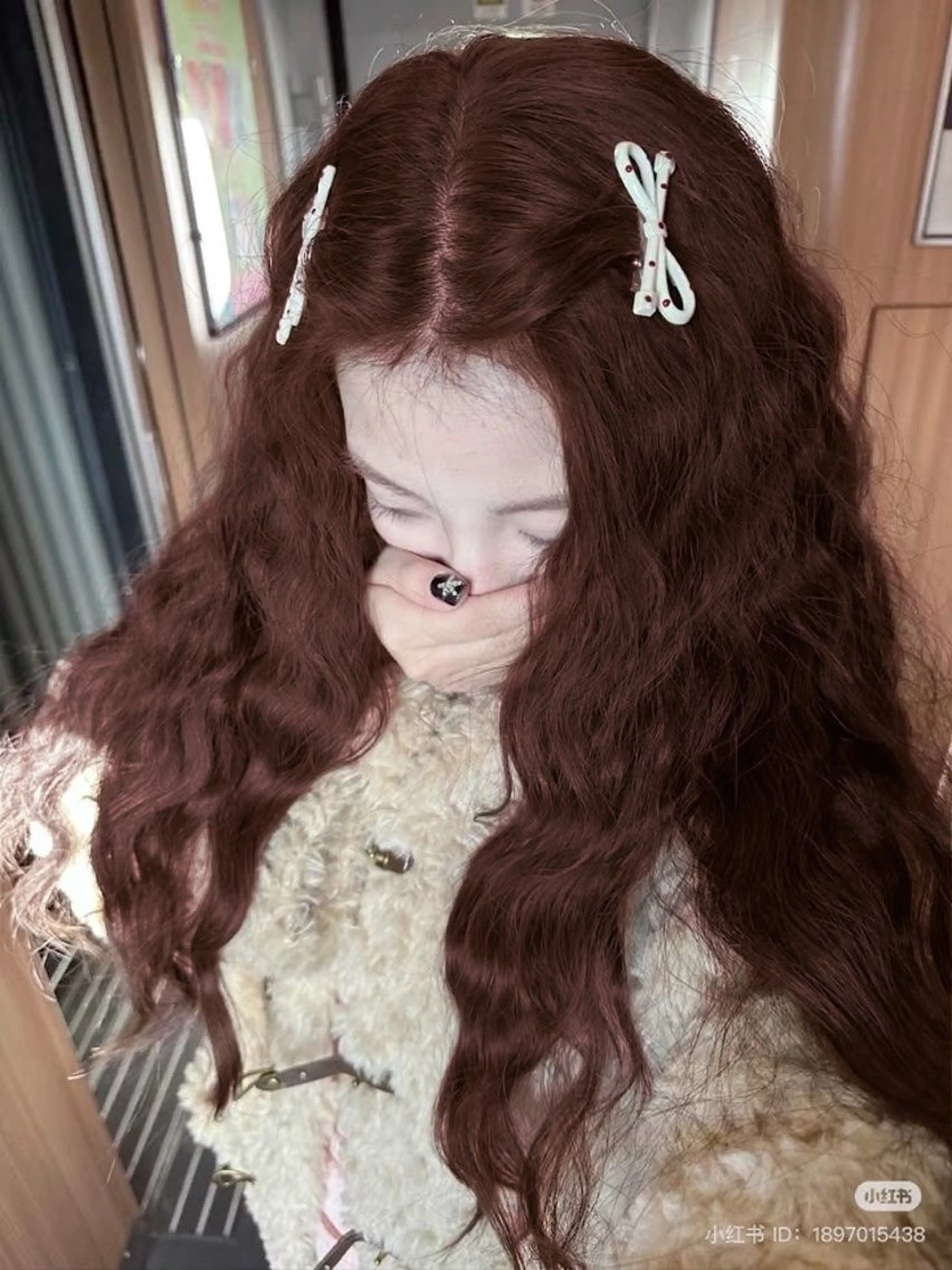 ロング ヘアカラー 🥀艶髪/似合わせ 暖色/まな🥀のヘアスタイル