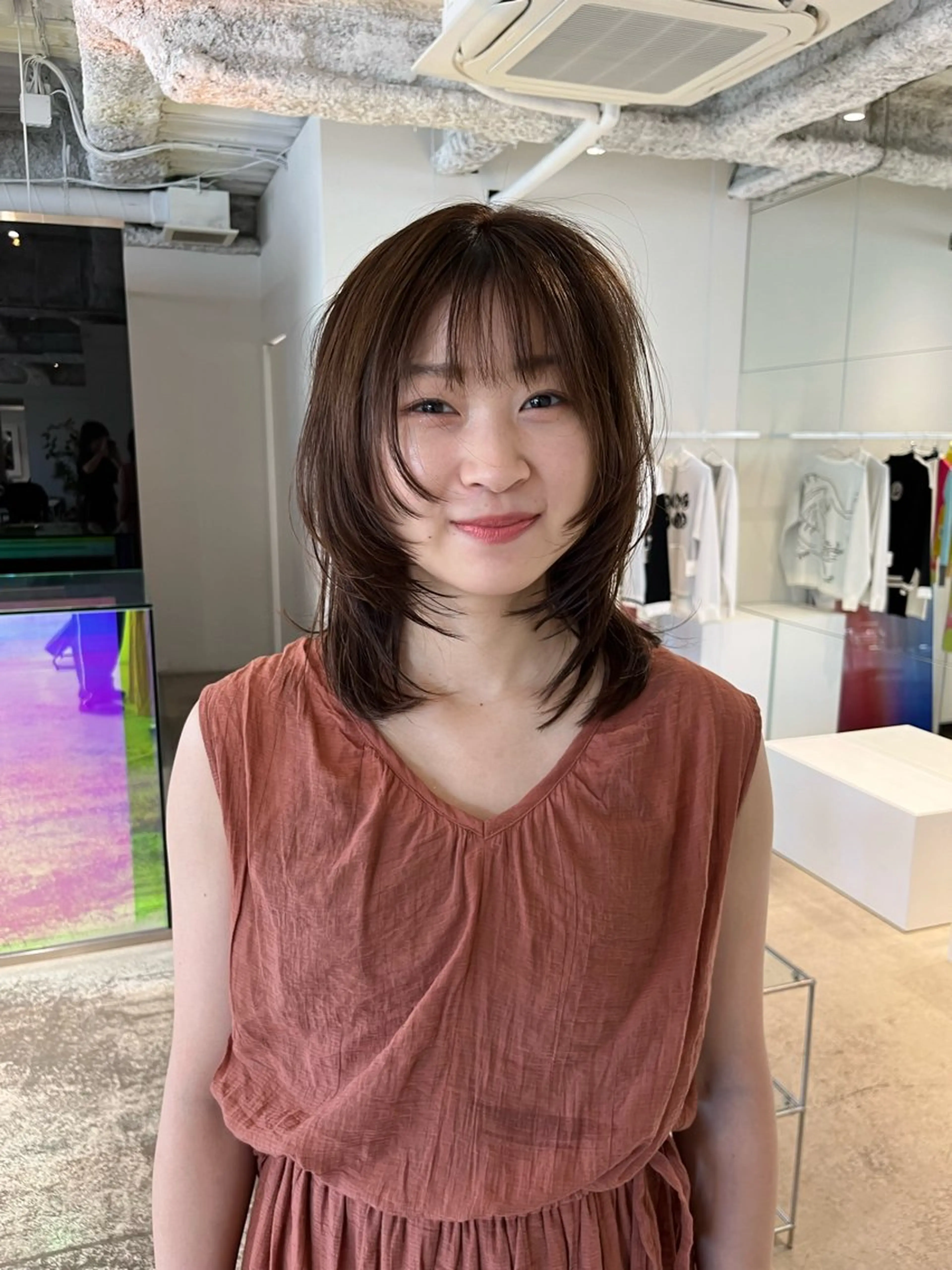 ミディアム ANY／ Nanaのヘアスタイル